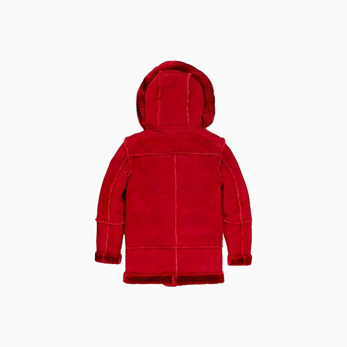 Men's Denali Hooded Shearling Coat - Image 6