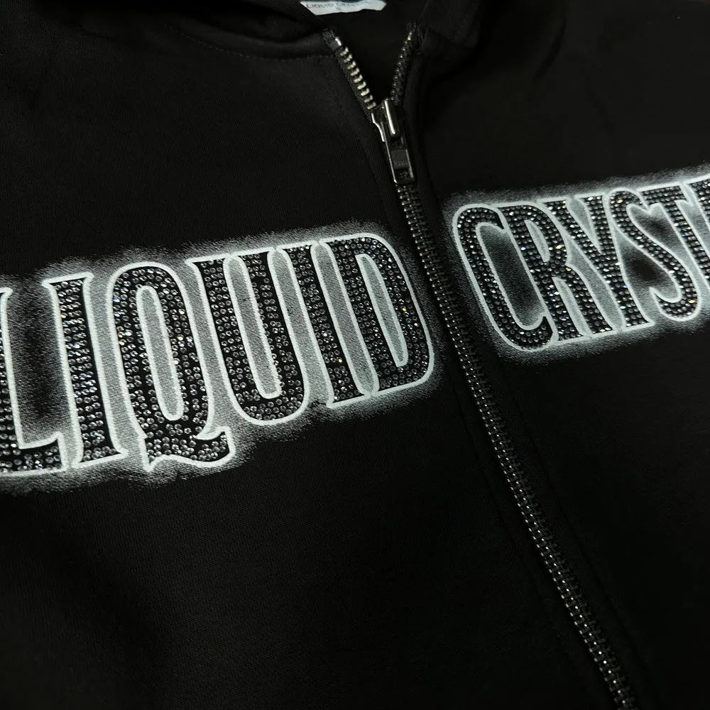 Men's Liquid Crystal Rhinestone Hoddie - Image 3