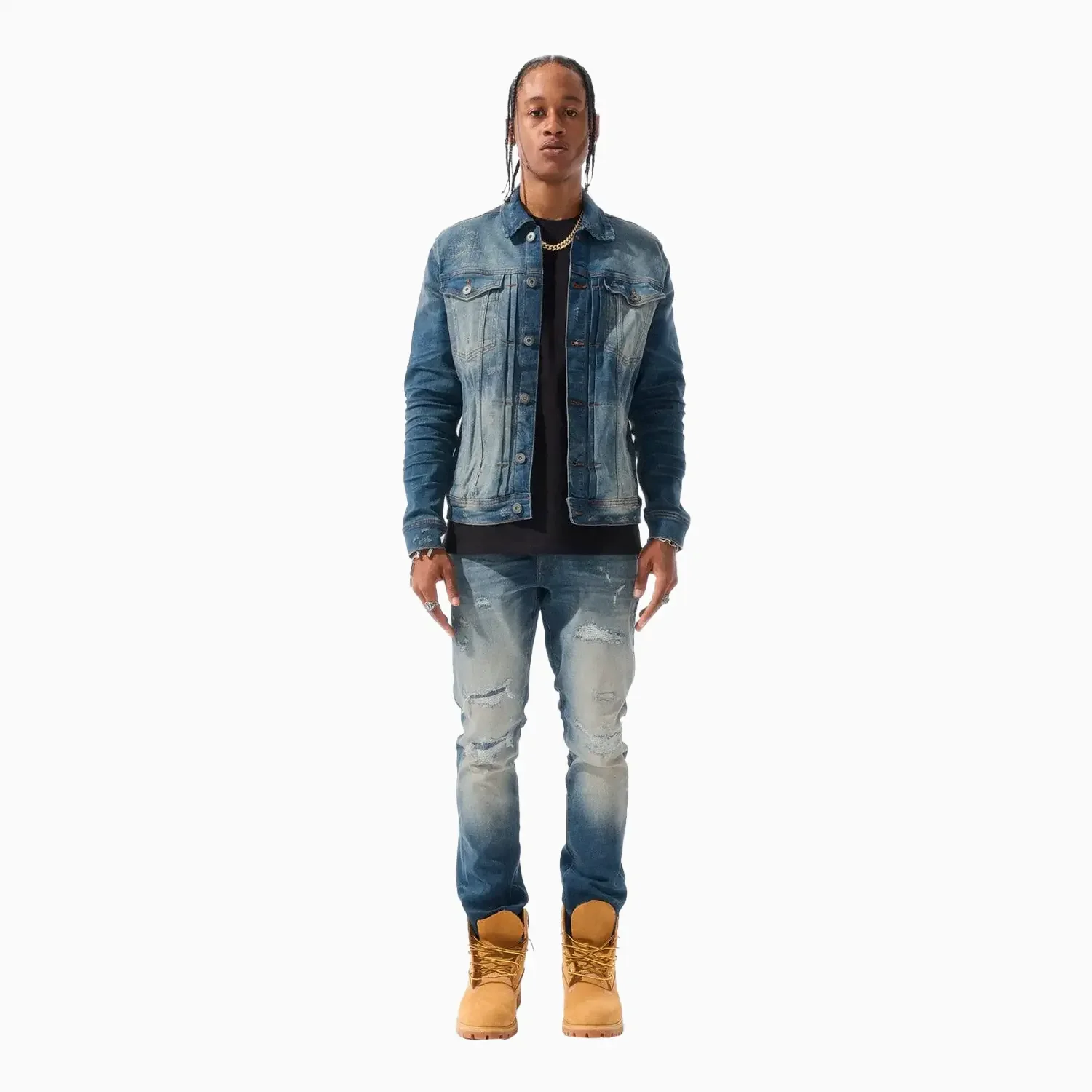 Men's Meadowlands Denim Trucker Jacket - Image 2