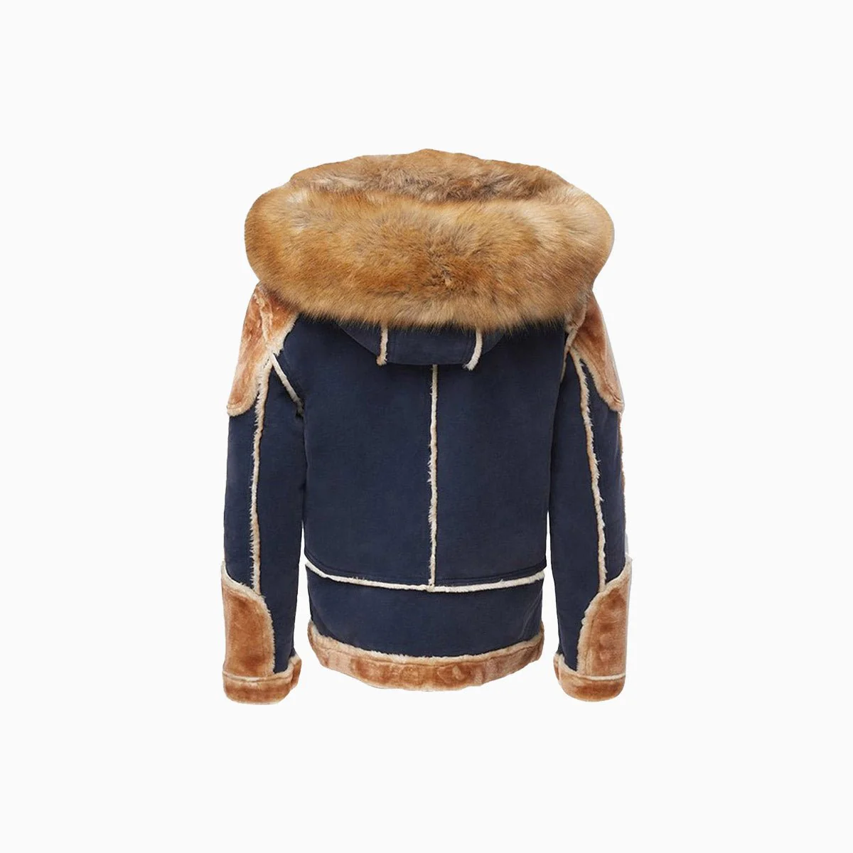 Men's El Jefe Shearling Moto Jacket - Image 3
