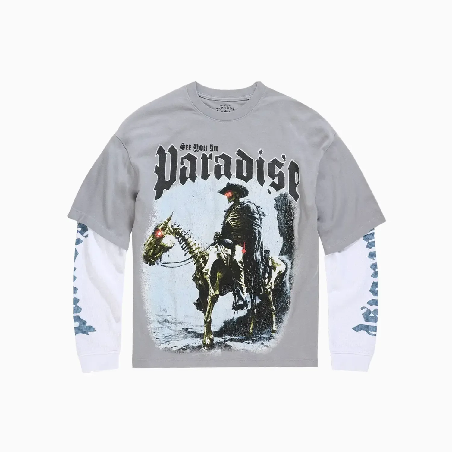 Men's Night Rider Waffle Thermal T-Shirt - Image 2
