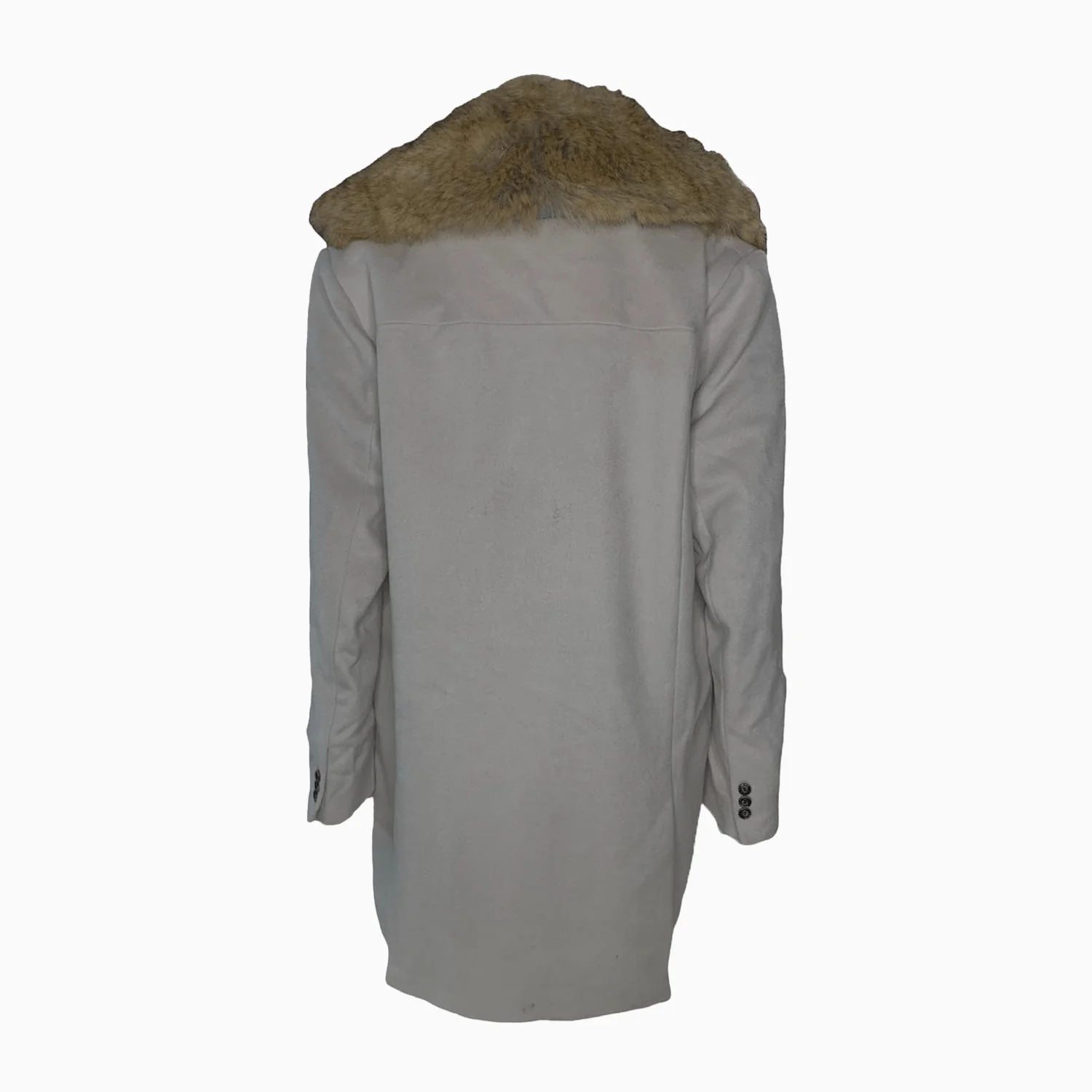 Men's Frank White Peacoat - Image 2
