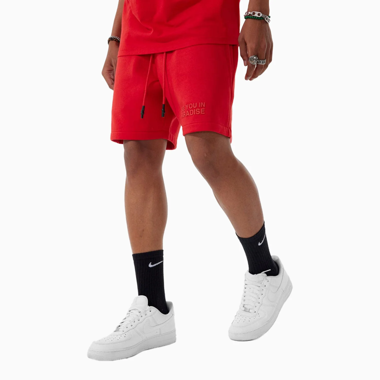 Men's Paradise Tonal T Shirt And Shorts Outfit - Image 3