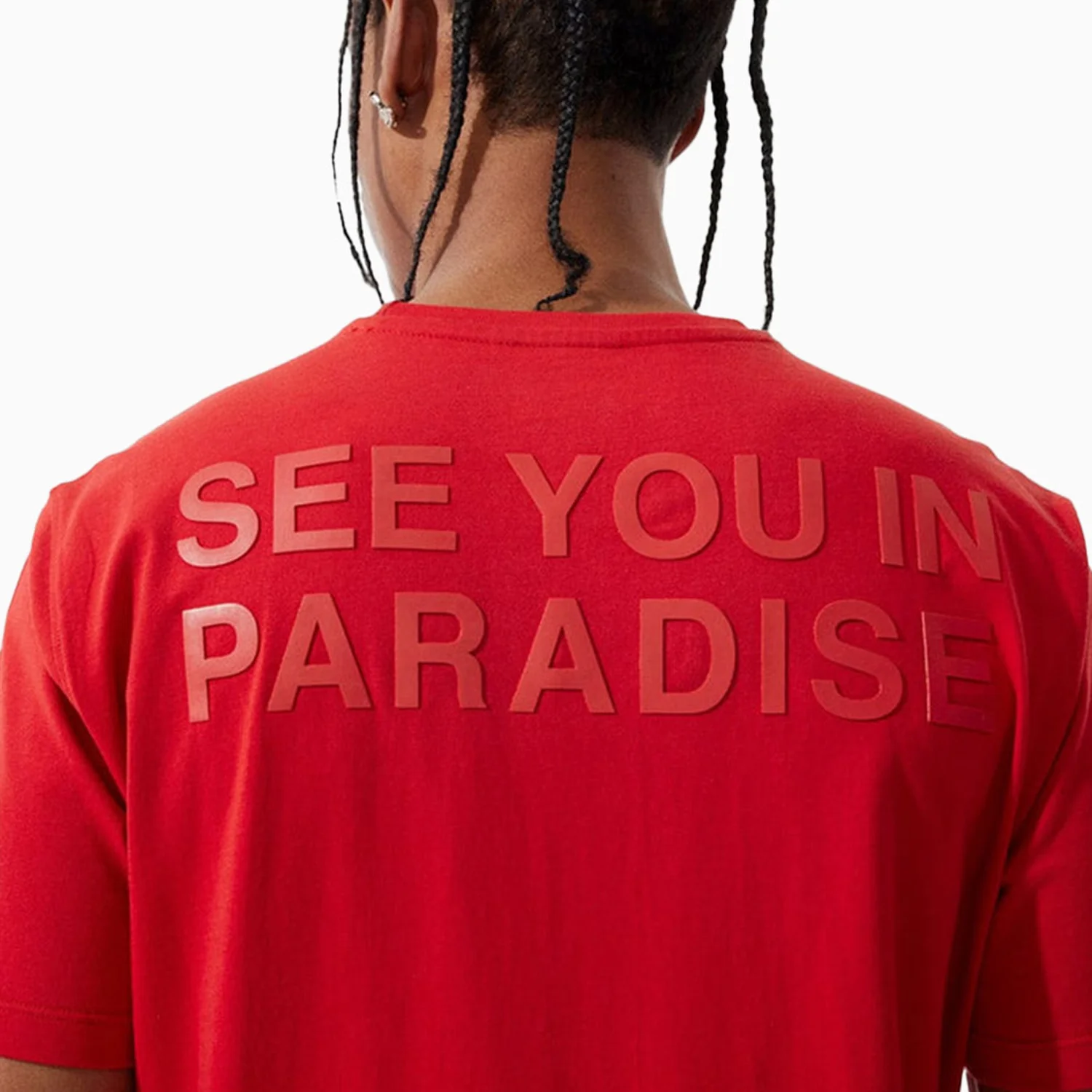 Men's Paradise Tonal T Shirt And Shorts Outfit - Image 4