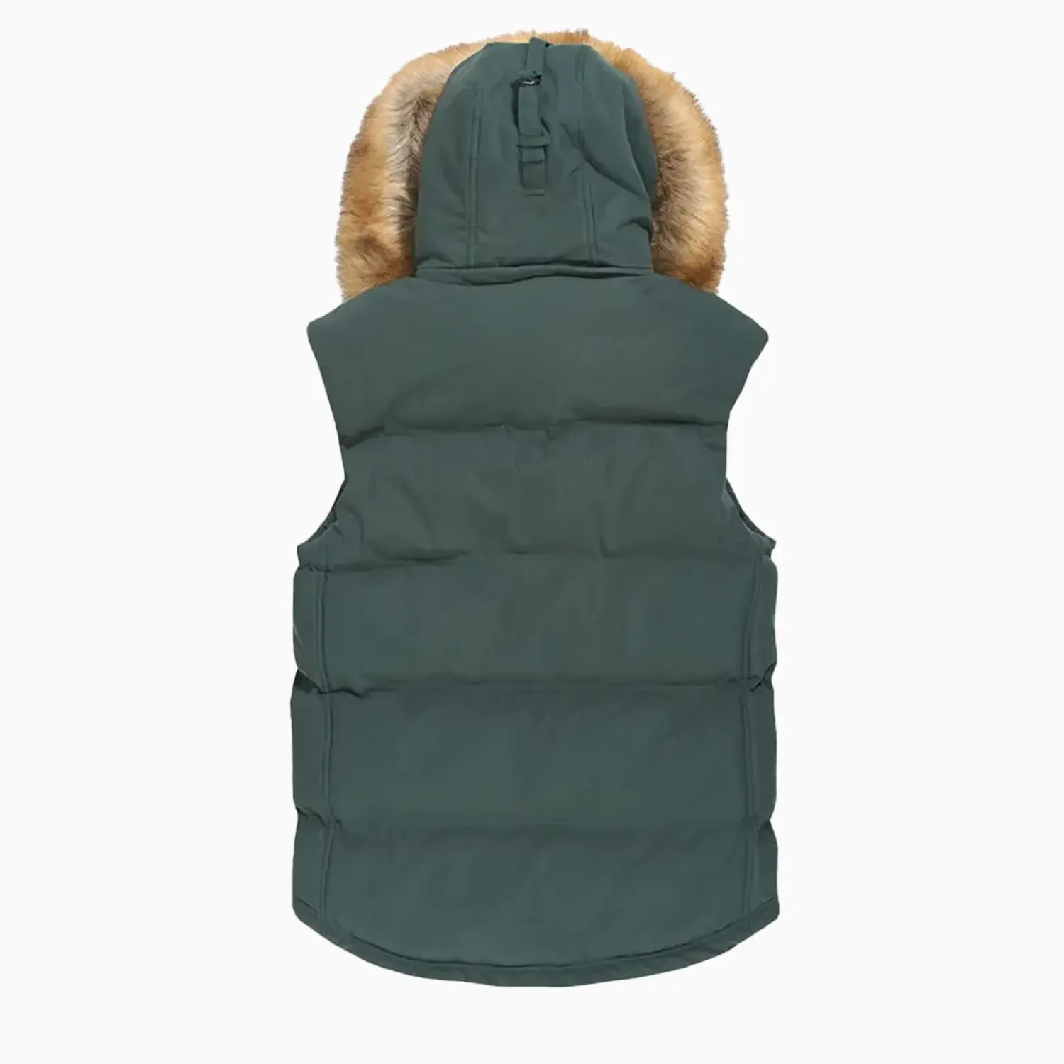 Men's Yukon Fur Lined Puffer Vest - Image 7
