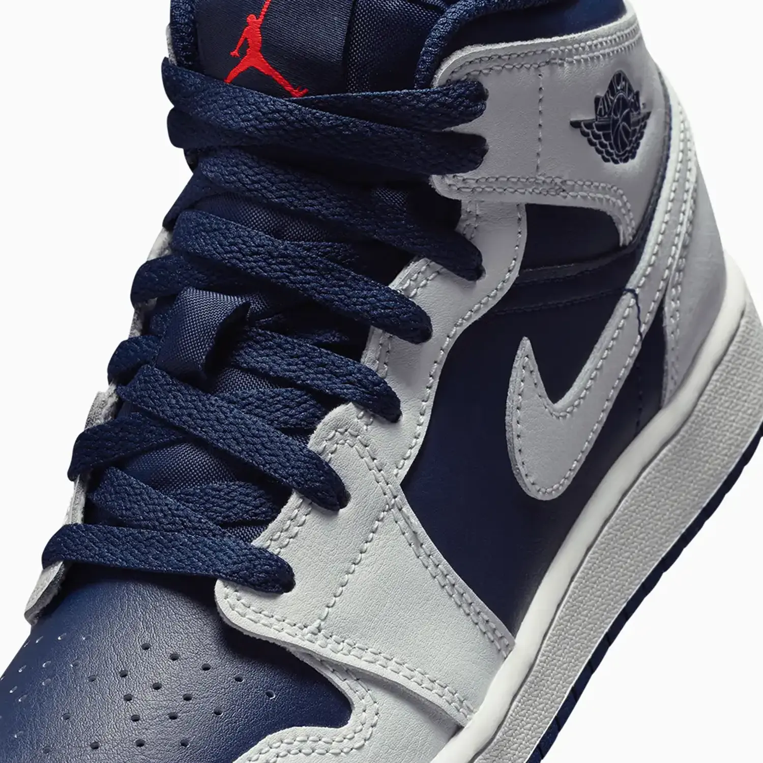 Kid's Air Jordan 1 Mid "Blue Void" Grade School - Image 7