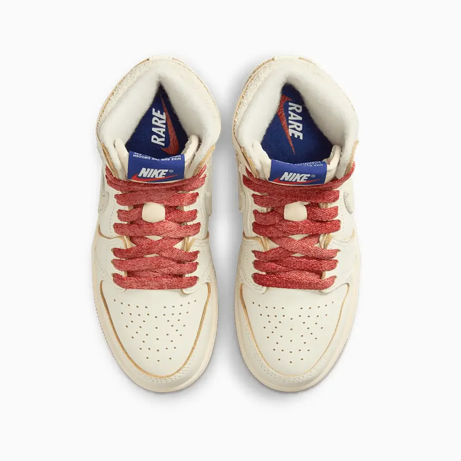 Kid's Air Jordan 1 Retro High OG "Rare Air Sail Cinnabar" Pre School - Image 6