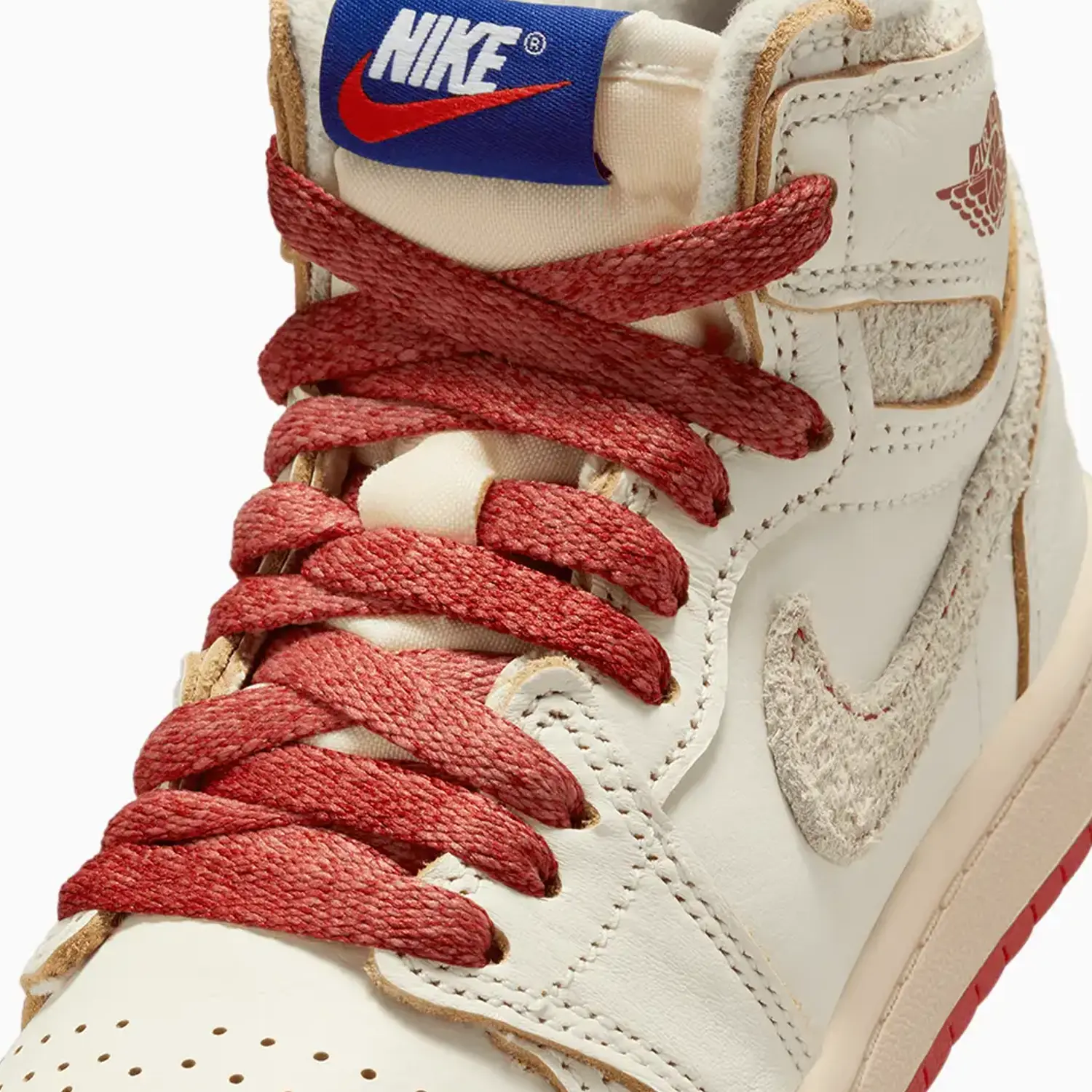 Kid's Air Jordan 1 Retro High OG "Rare Air Sail Cinnabar" Pre School - Image 7