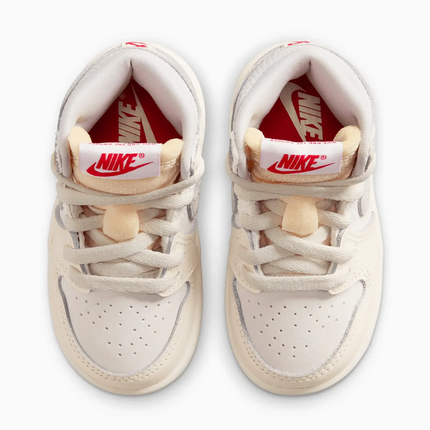 Kid's Air Jordan 1 Retro High OG "Sail University Red" Toddlers - Image 7