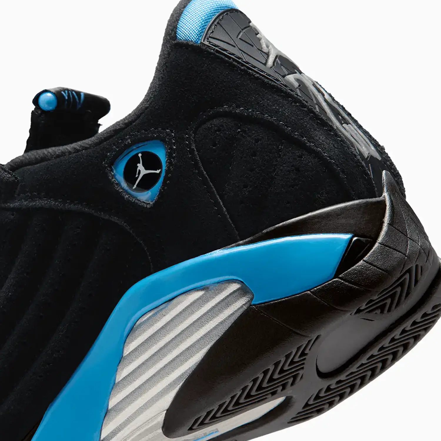 Kid's Air Jordan 14 Retro "Black University Blue" Grade School - Image 7