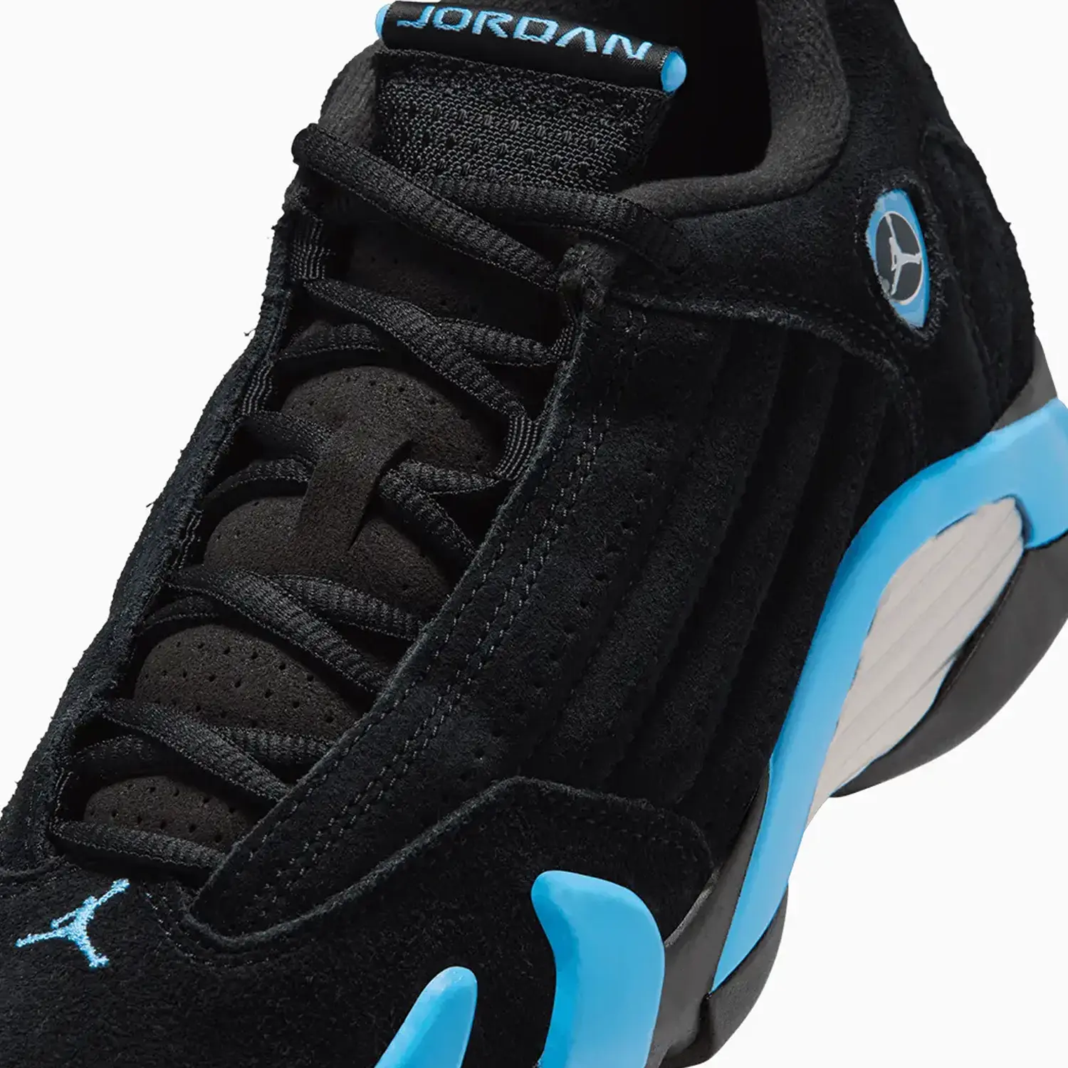 Kid's Air Jordan 14 Retro "Black University Blue" Grade School - Image 9
