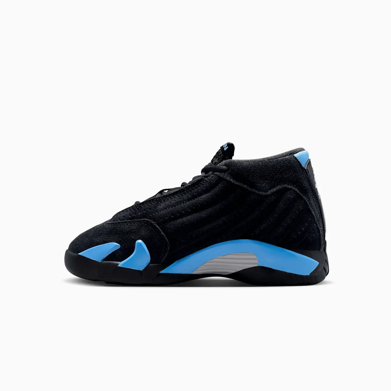 Kid's Air Jordan 14 Retro "Black University Blue" Pre School - Image 3