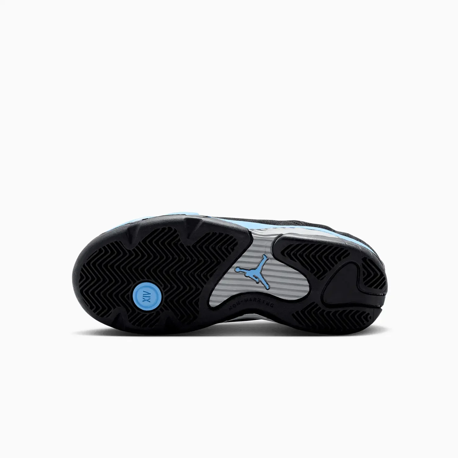 Kid's Air Jordan 14 Retro "Black University Blue" Pre School - Image 4
