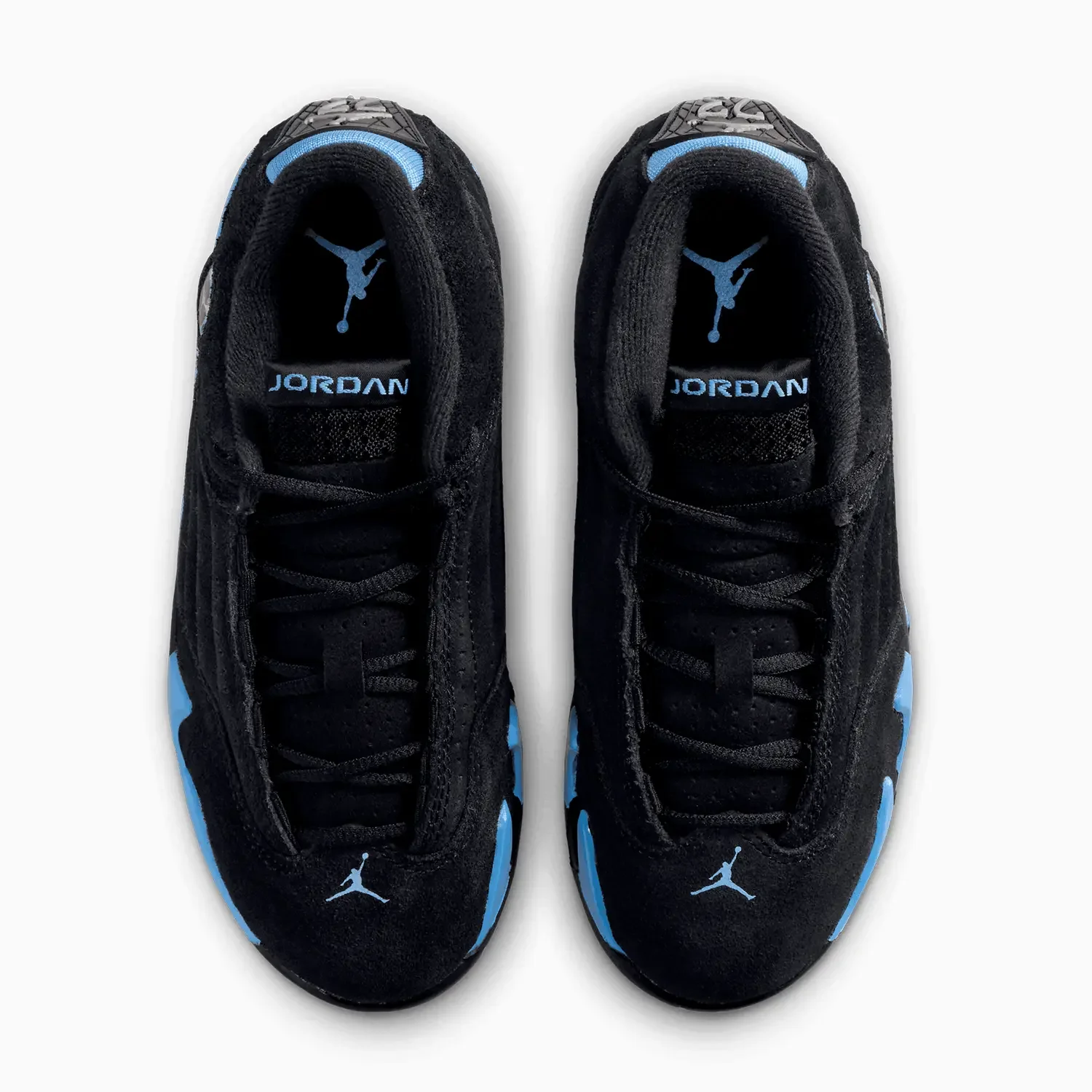 Kid's Air Jordan 14 Retro "Black University Blue" Pre School - Image 5