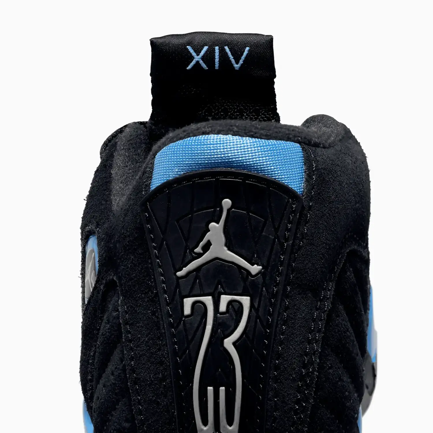 Kid's Air Jordan 14 Retro "Black University Blue" Pre School - Image 9