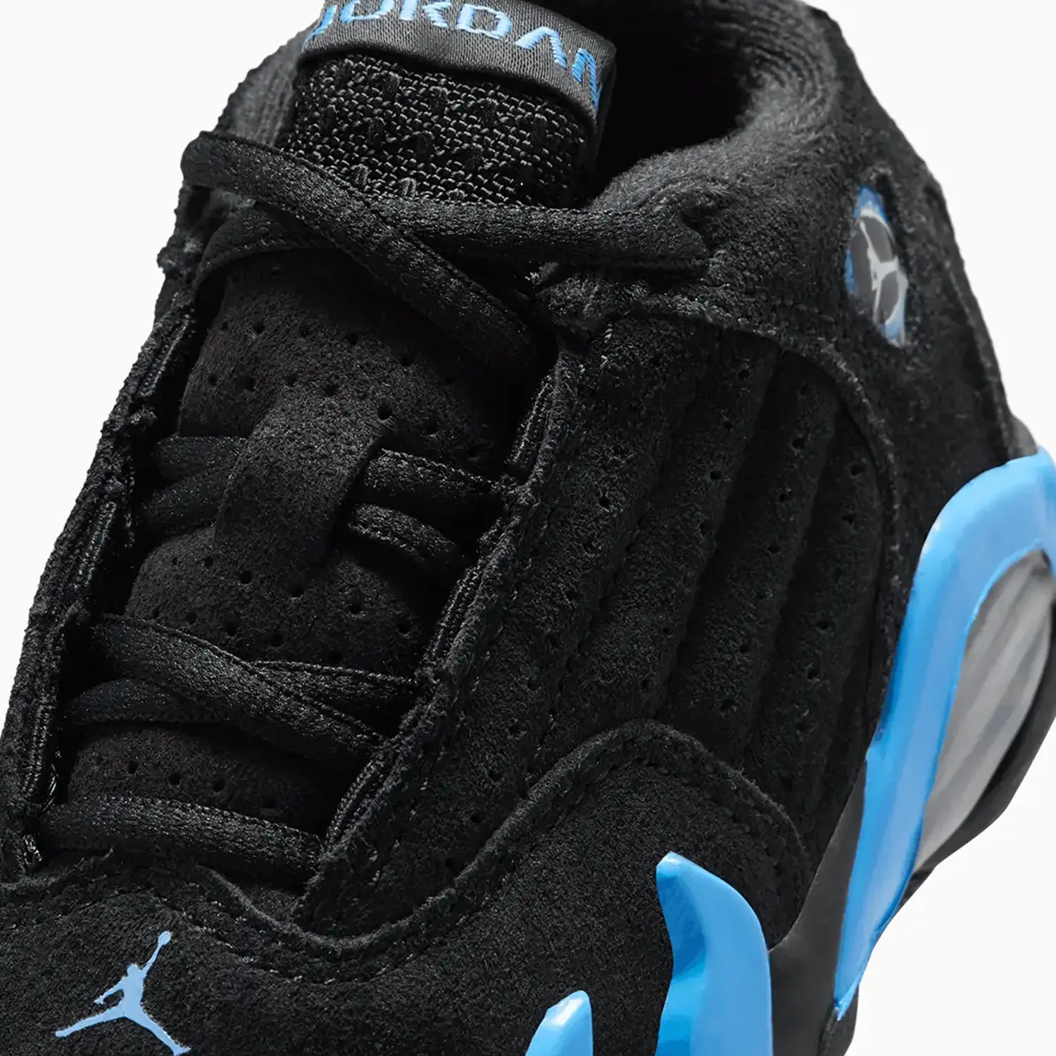 Kid's Air Jordan 14 Retro "Black University Blue" Toddlers - Image 7