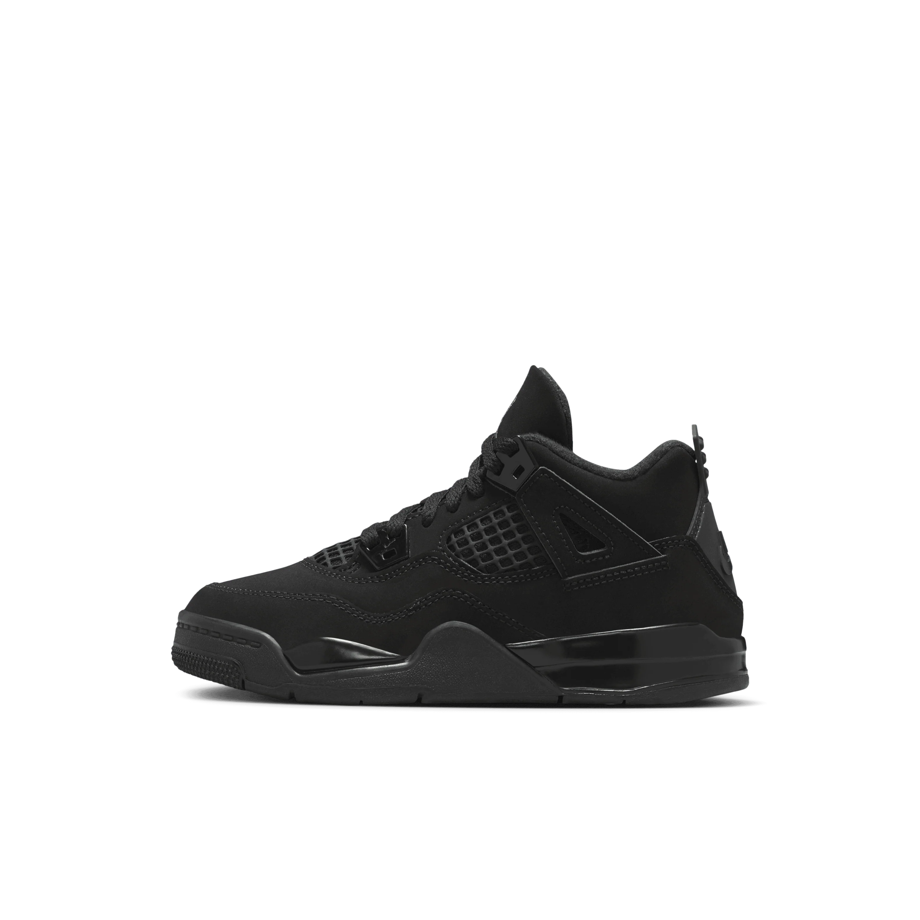 Kid's Air Jordan 4 Retro "Black Cat" Pre School - Image 4