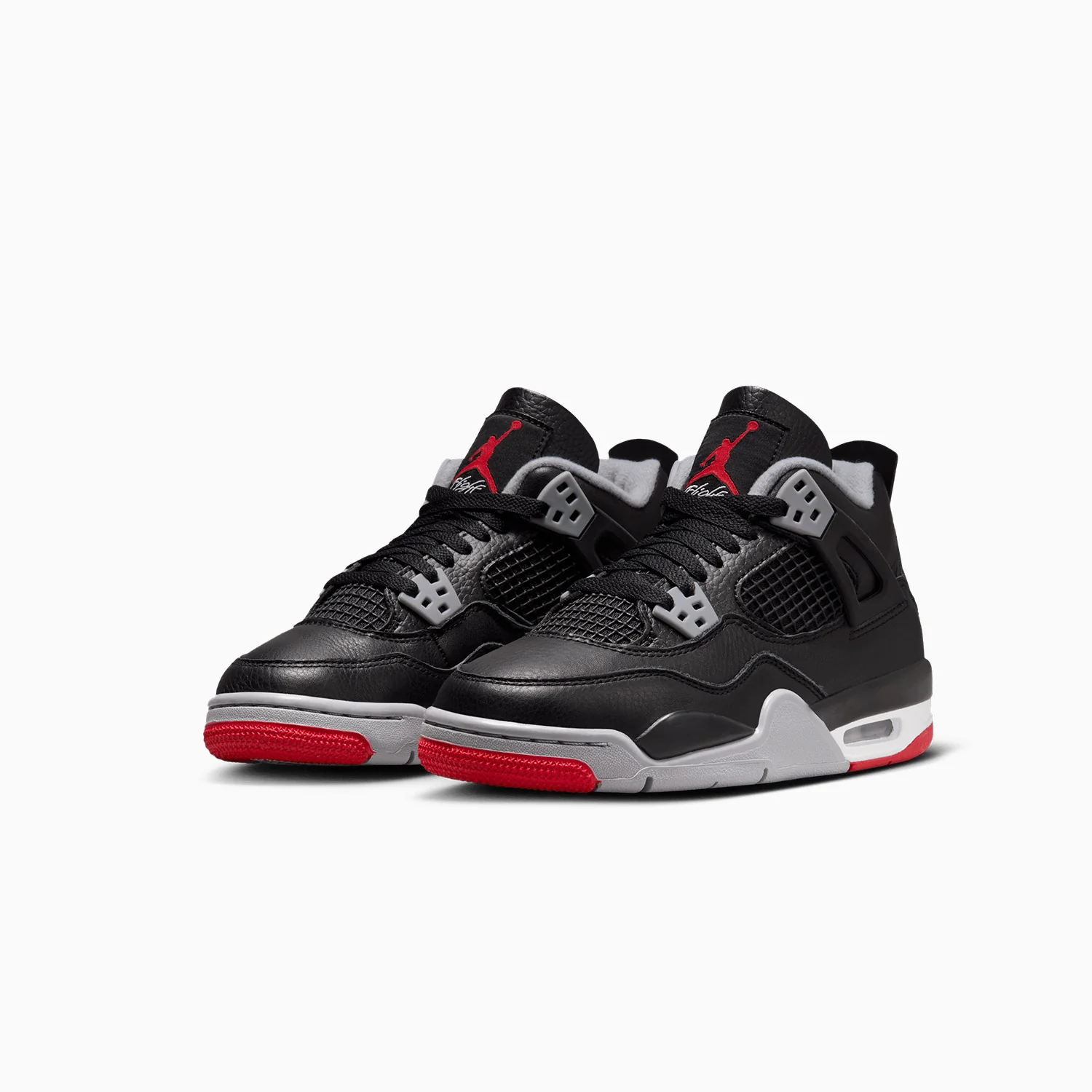 Kid's Air Jordan 4 Retro "Bred Reimagined" Grade School - Image 2