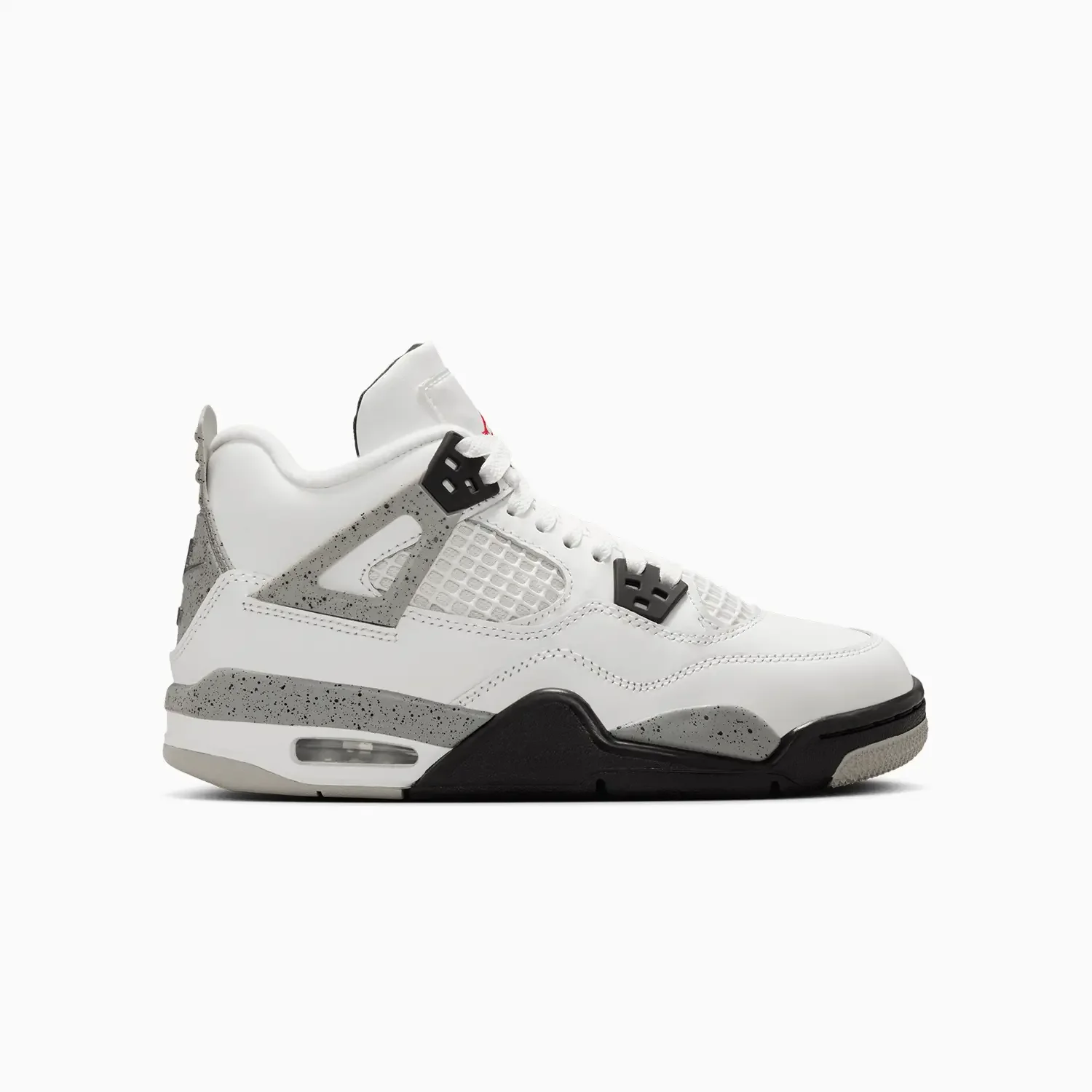 Kid's Air Jordan 4 Retro OG "White Cement" Grade School