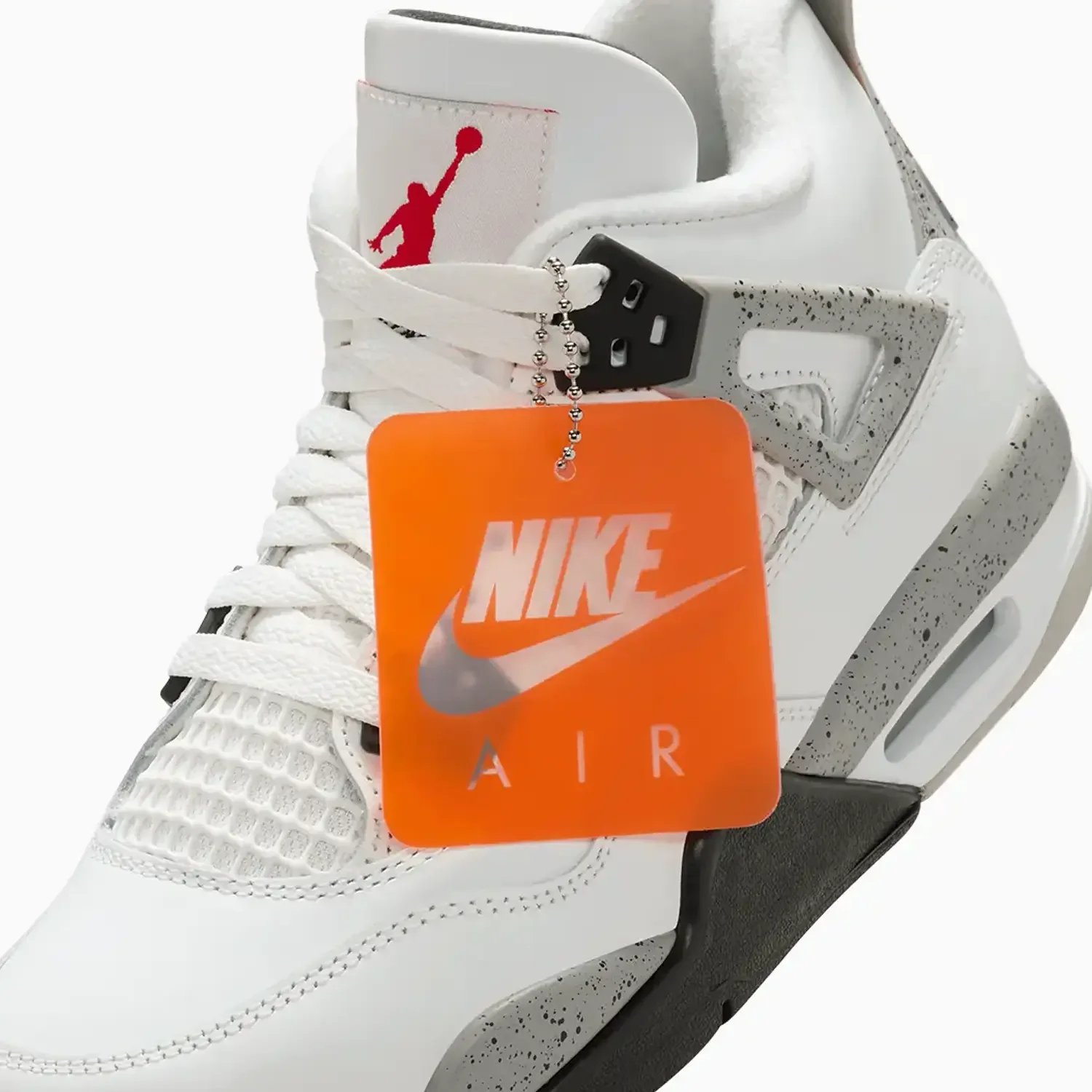 Kid's Air Jordan 4 Retro OG "White Cement" Grade School - Image 10