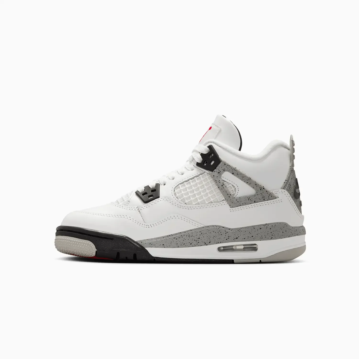 Kid's Air Jordan 4 Retro OG "White Cement" Grade School - Image 3