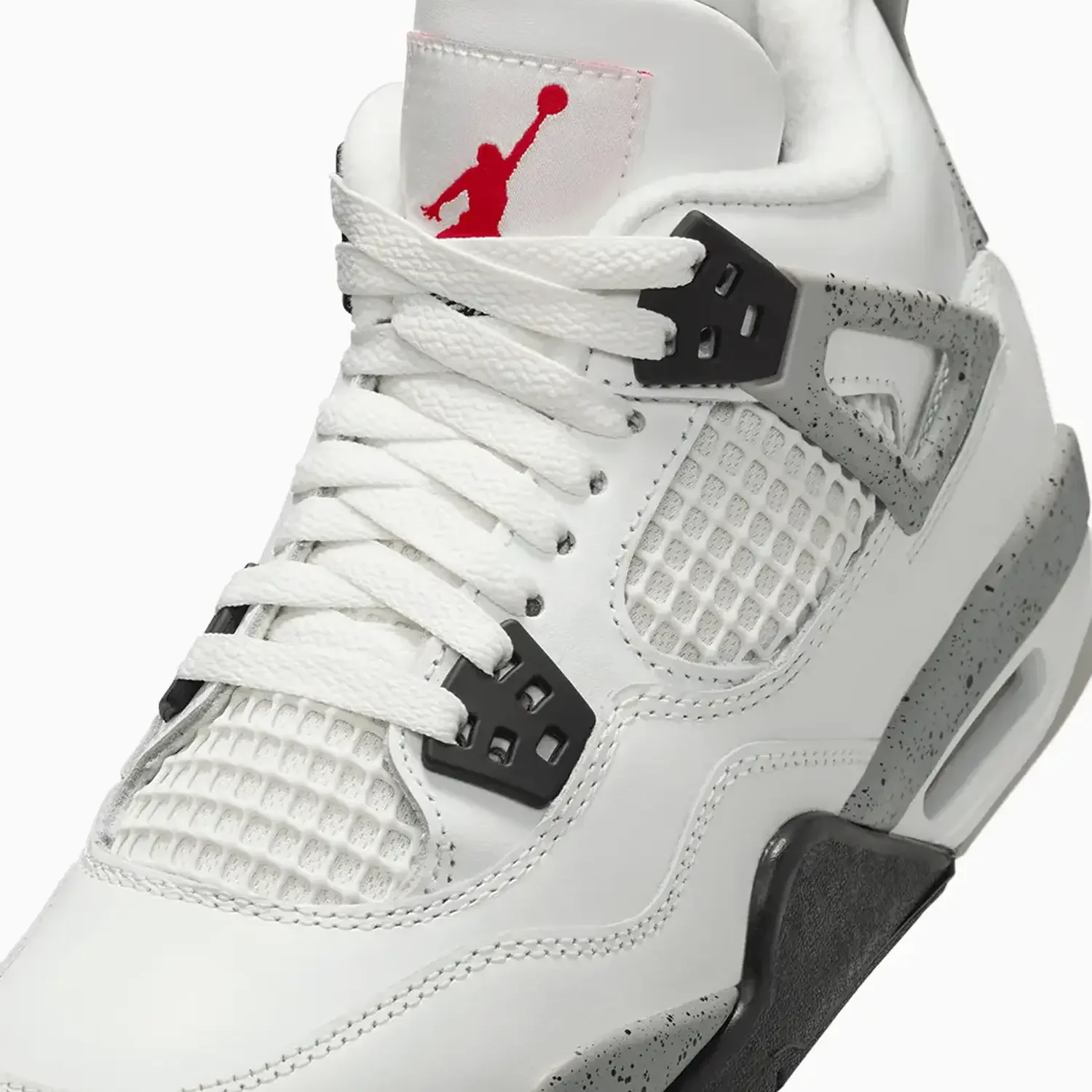 Kid's Air Jordan 4 Retro OG "White Cement" Grade School - Image 8