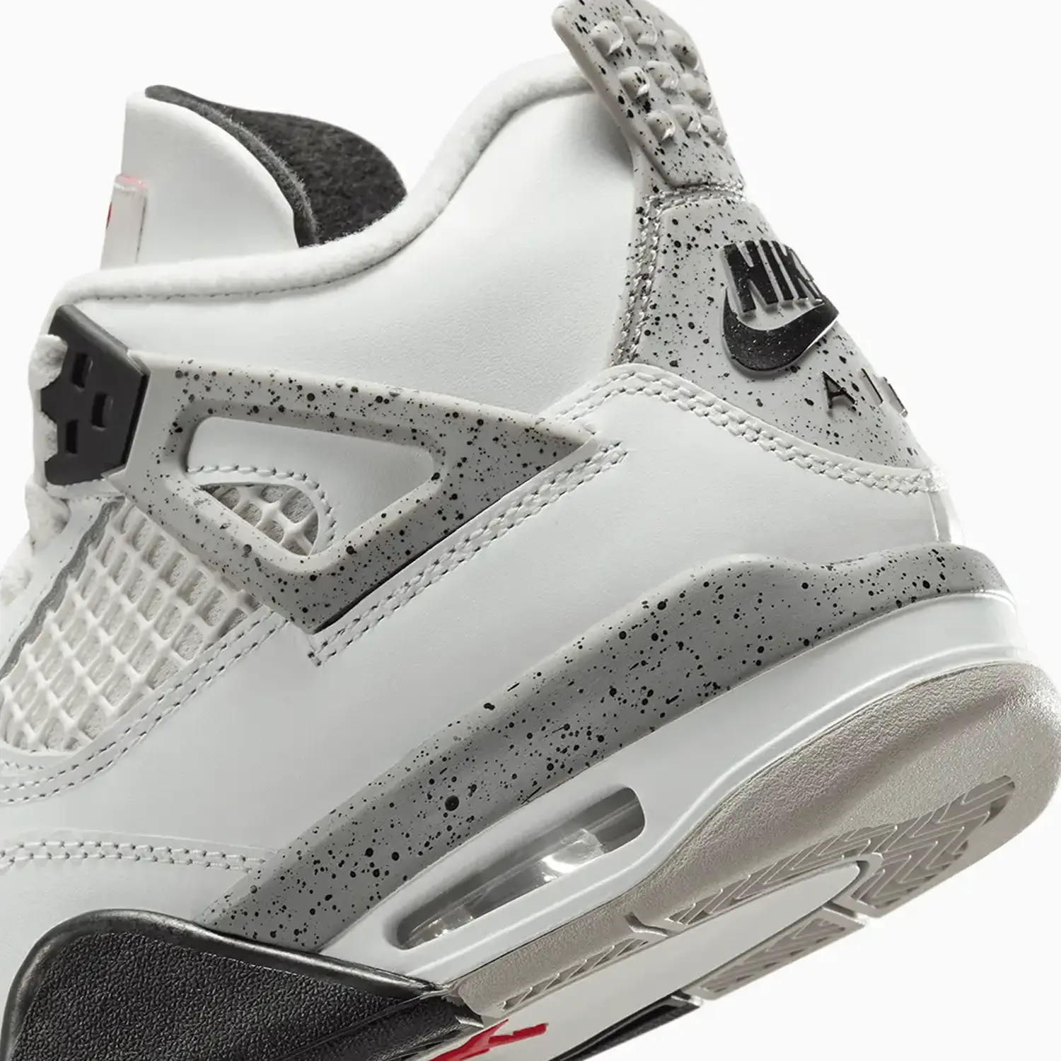 Kid's Air Jordan 4 Retro OG "White Cement" Grade School - Image 9