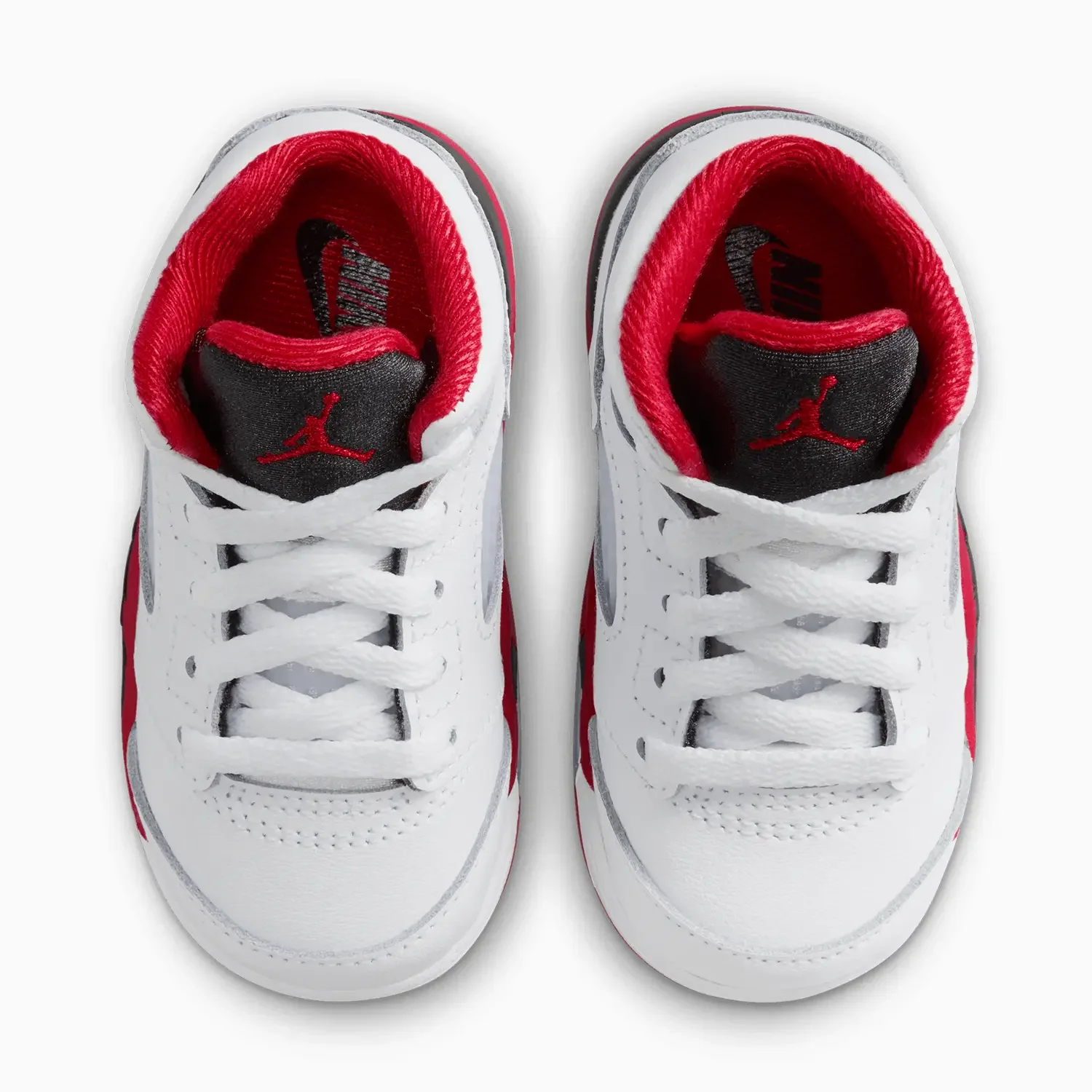 Kid's Air Jordan 5 Retro OG "Fire Red Black Tongue" Toddlers - Image 5