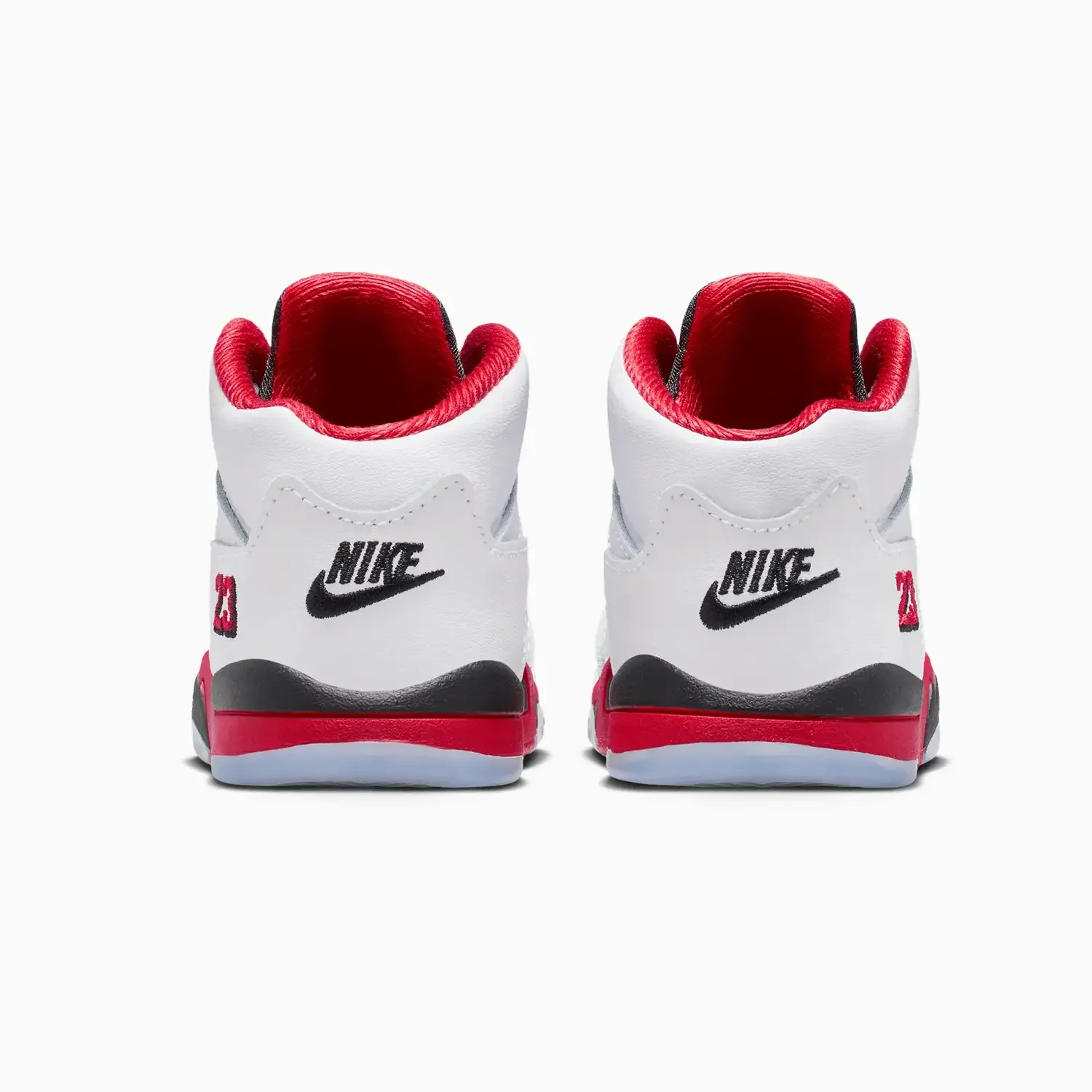 Kid's Air Jordan 5 Retro OG "Fire Red Black Tongue" Toddlers - Image 6
