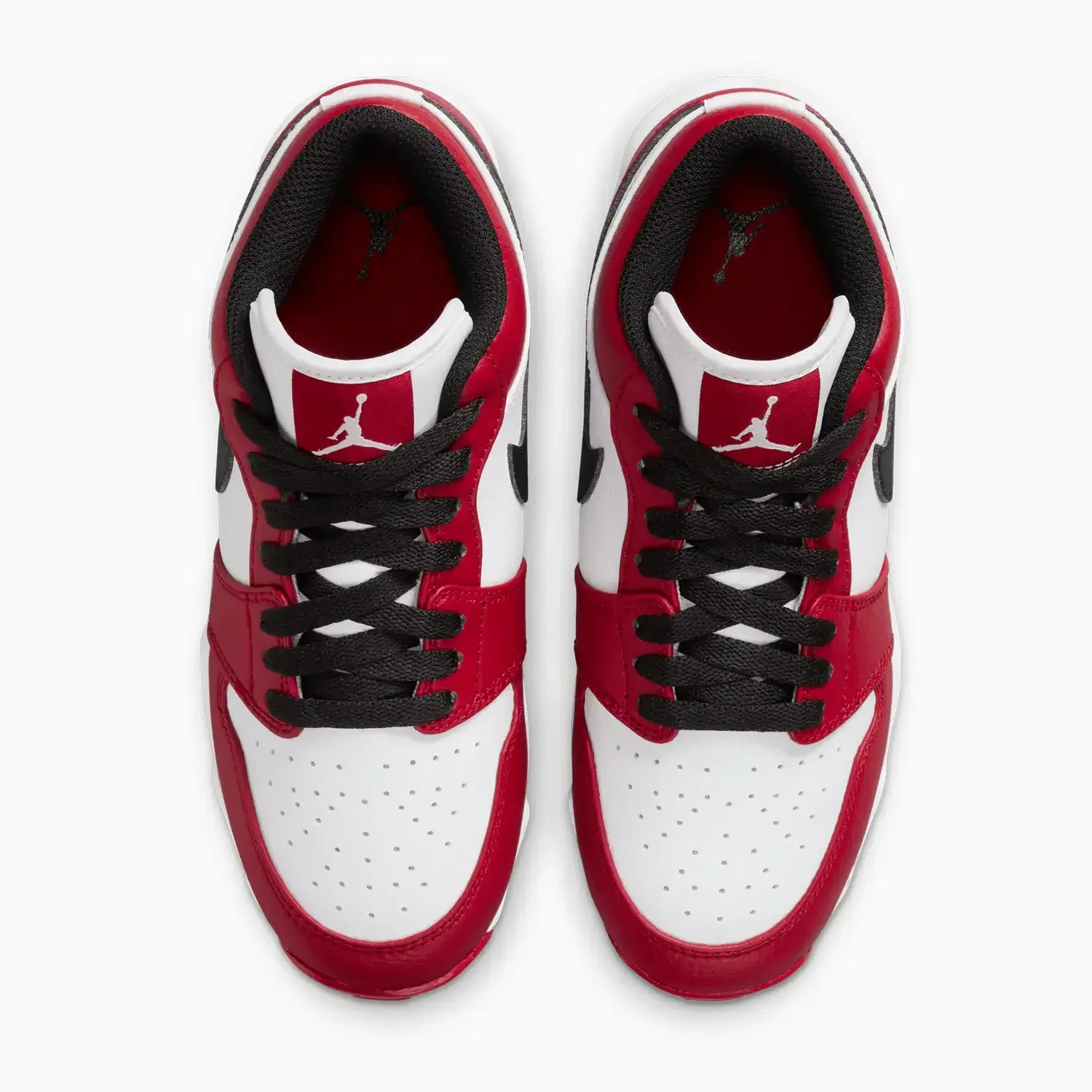Kid's Jordan 1 Low Cleats "Chicago" Grade School - Image 5