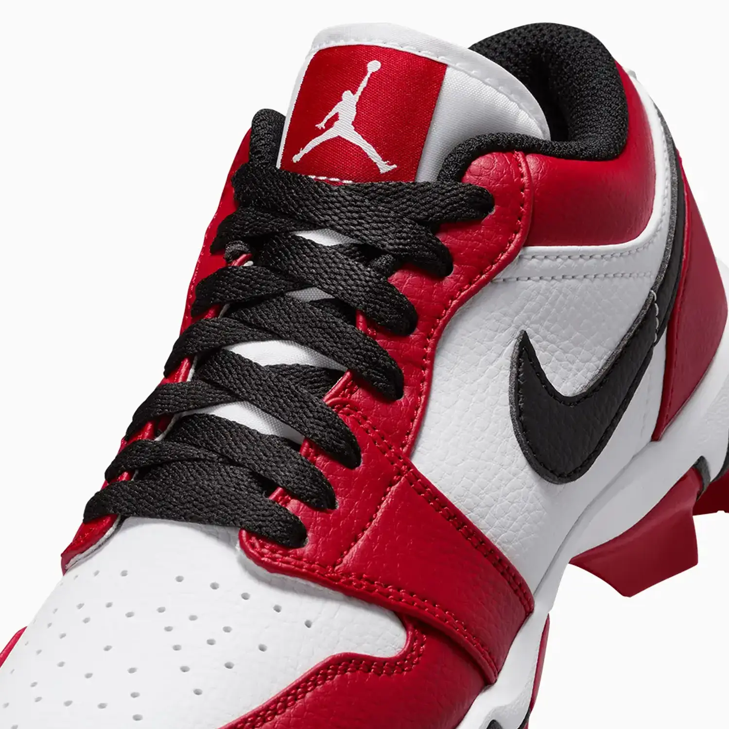 Kid's Jordan 1 Low Cleats "Chicago" Grade School - Image 9