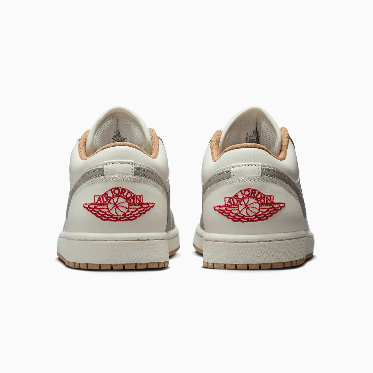 Men's Air Jordan 1 Low "Sail Fire Red College Grey" - Image 6