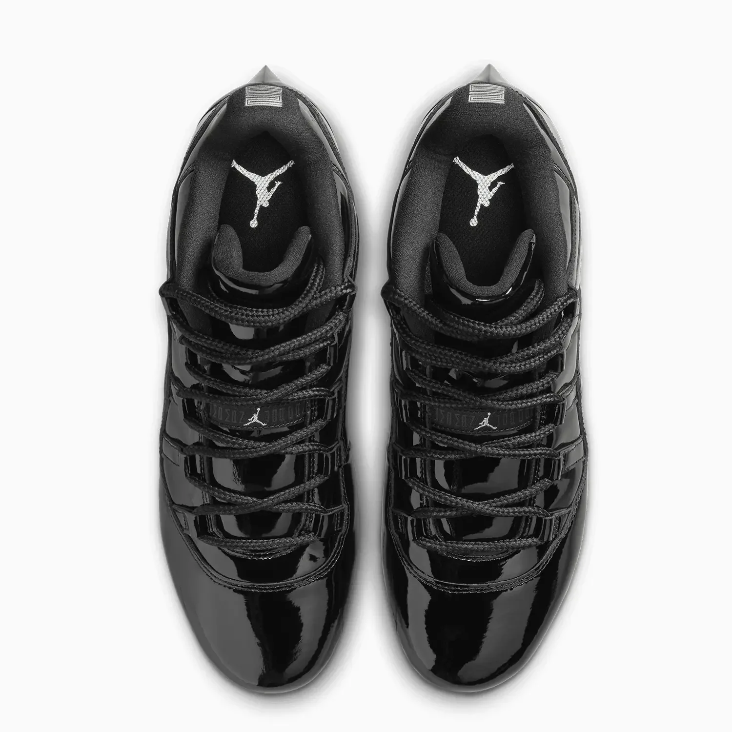 Men's Jordan 11 Low TD Cleat "Patent Black" - Image 5
