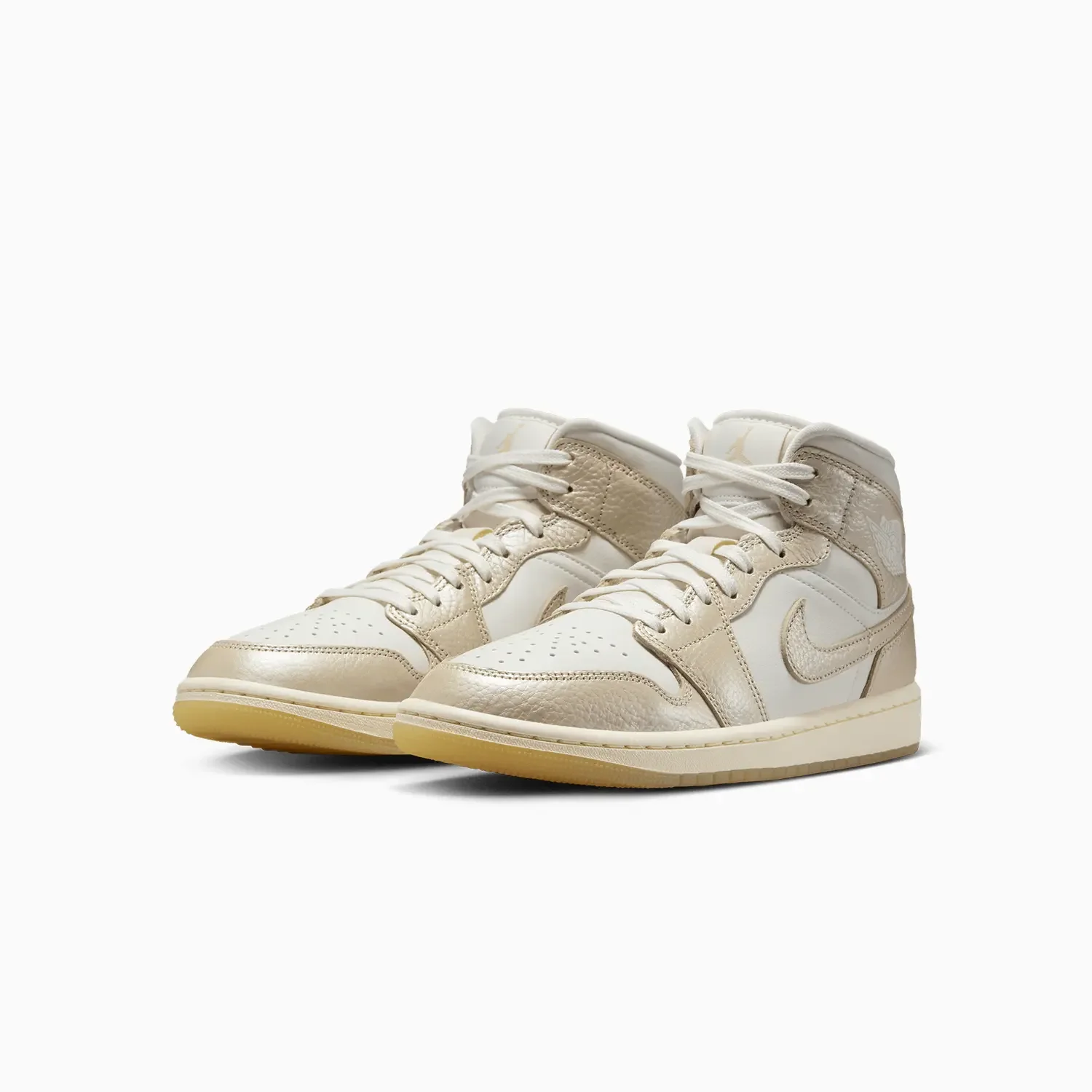 Women's Air Jordan 1 Mid SE "Metallic Team Gold" - Image 2