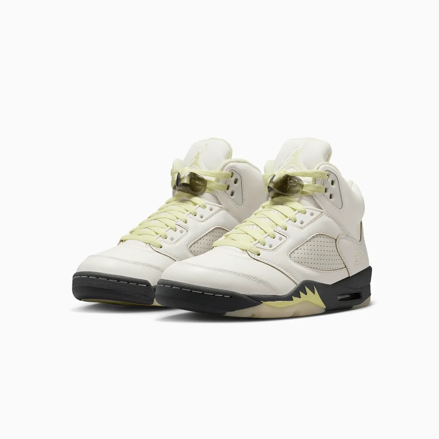 Women's Air Jordan 5 Retro "Luminous Green and Sail" - Image 2