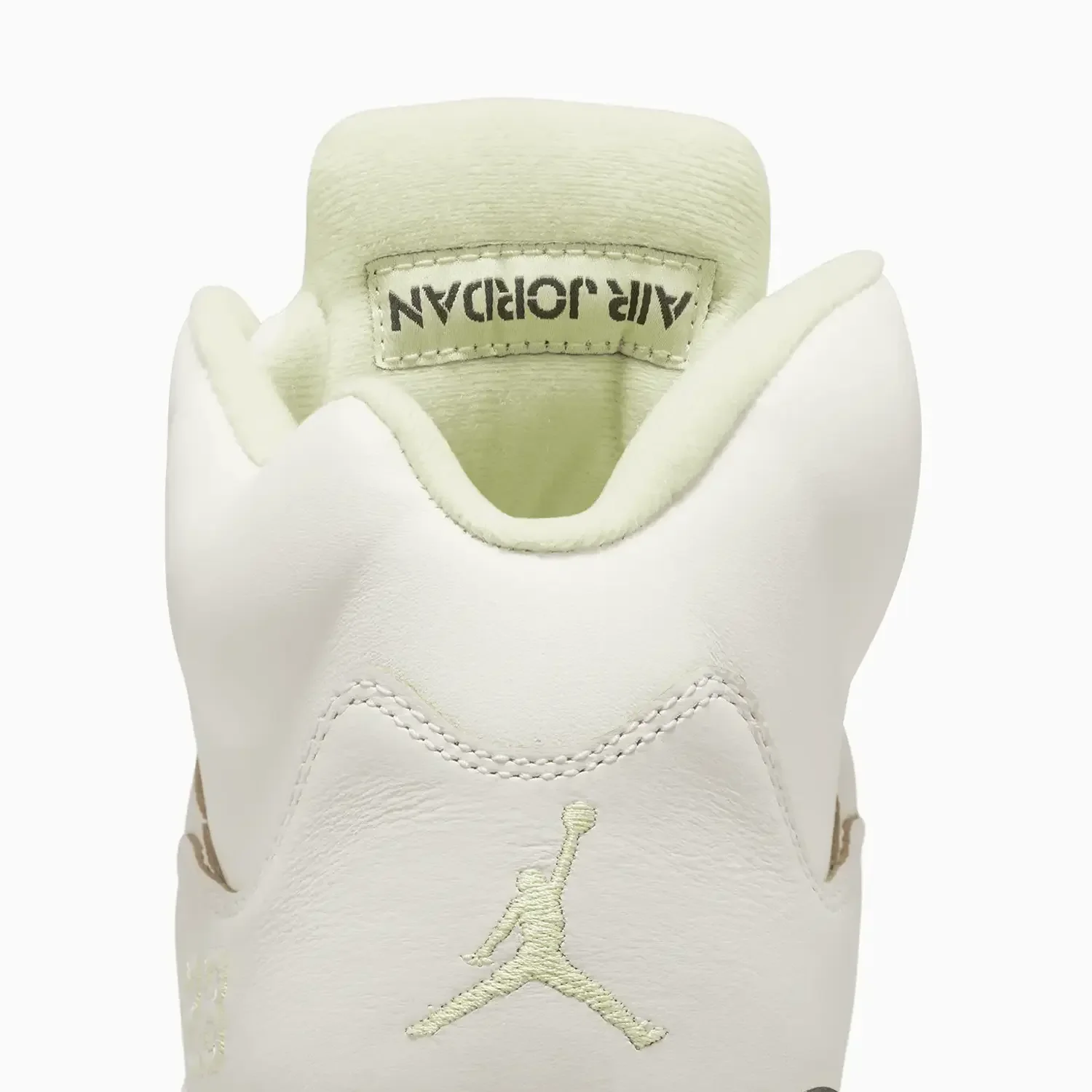 Women's Air Jordan 5 Retro "Luminous Green and Sail" - Image 9