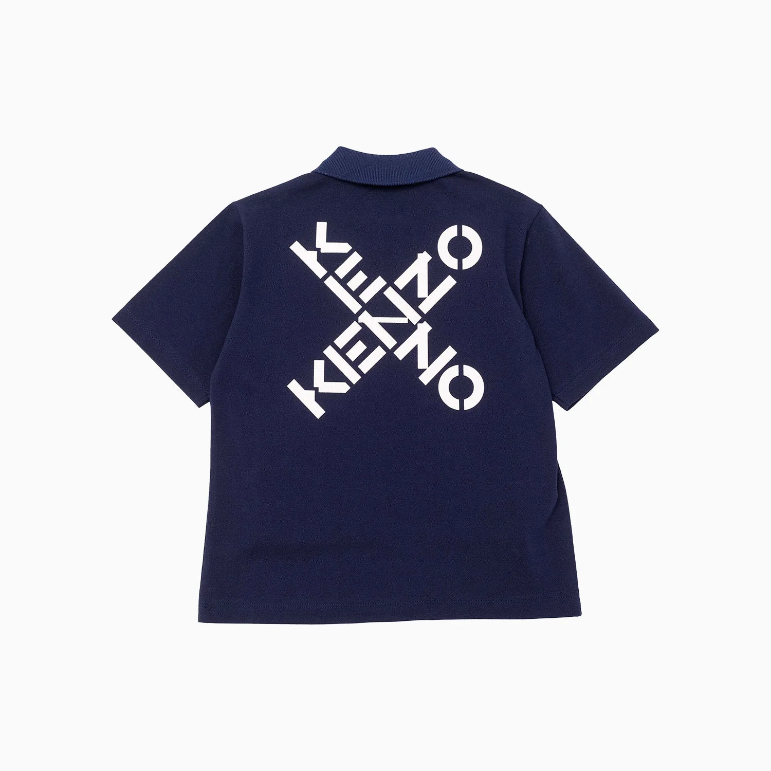 Kid's Cross Logo Short Sleeve Polo Shirt - Image 2