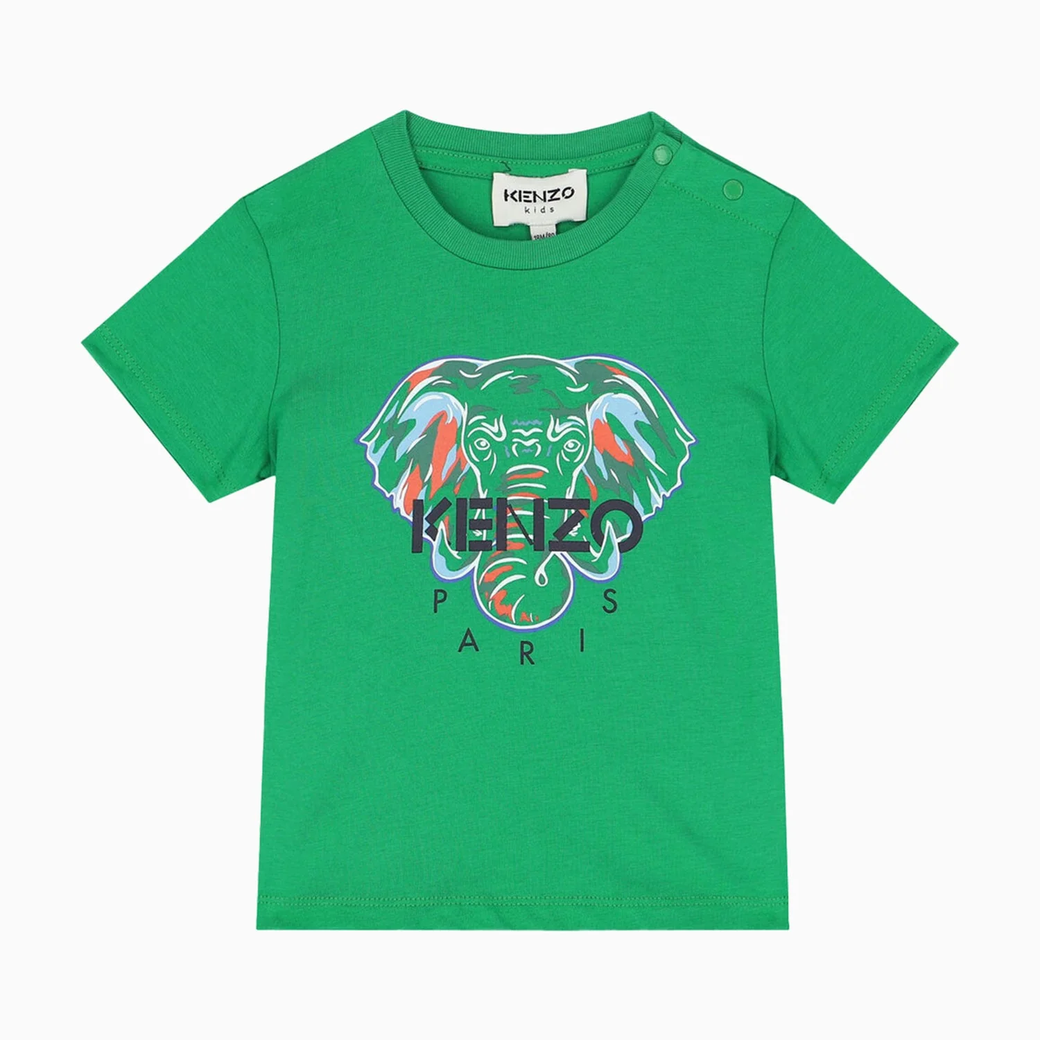 Kid's Elephant Short Sleeves T Shirt