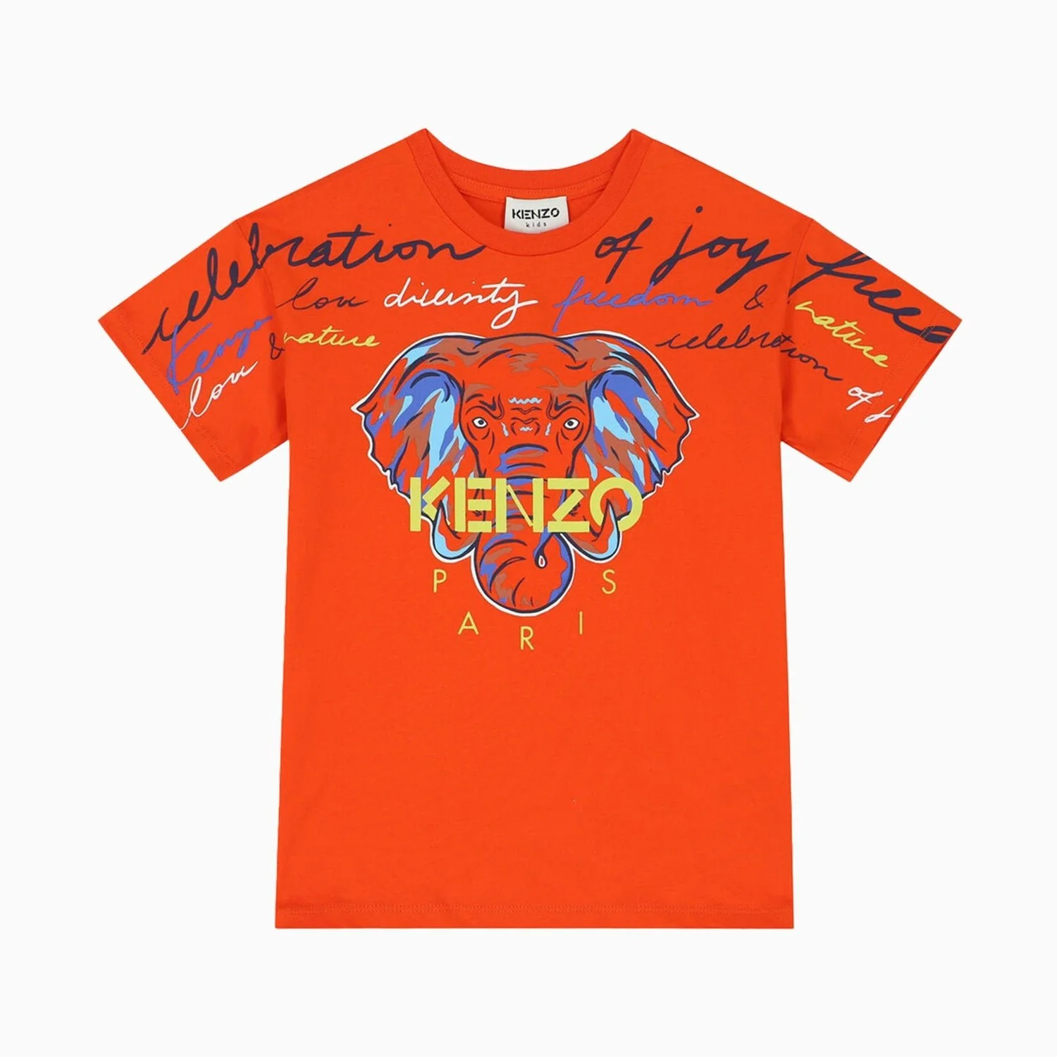 Kid's Elephant Short Sleeves T shirt