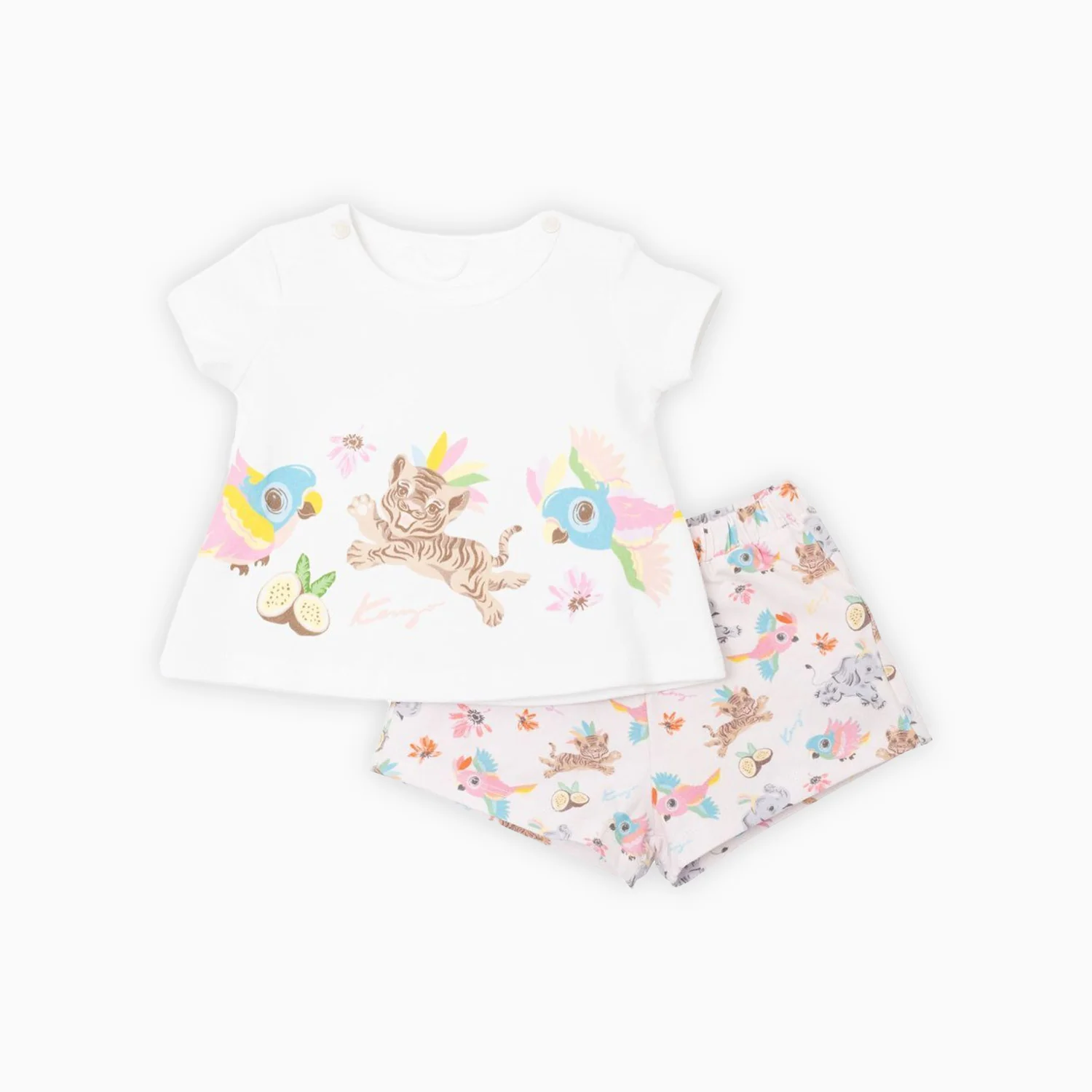 Kid's Motif Print Outfit