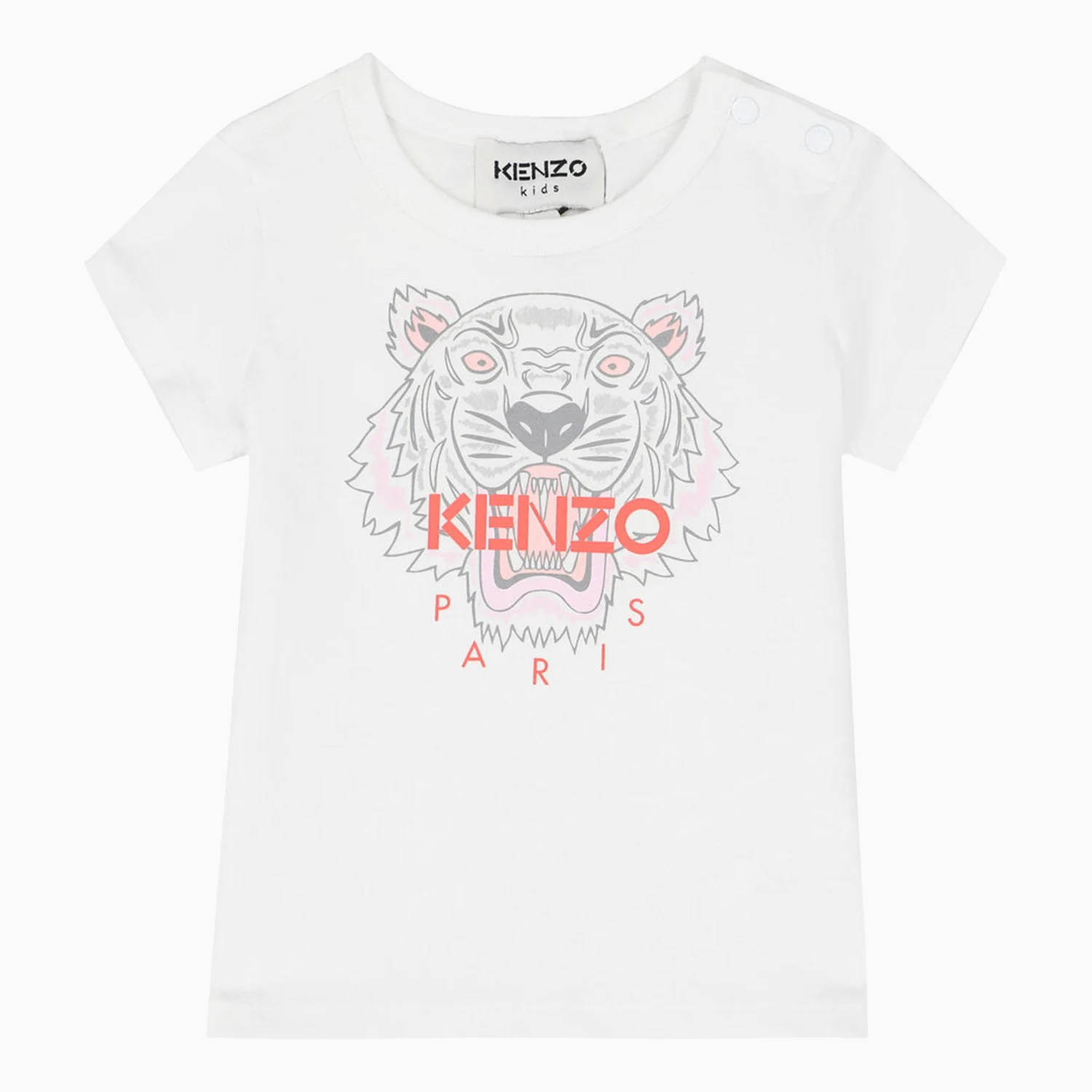 Kid's Tiger Print Short Sleeve T Shirt