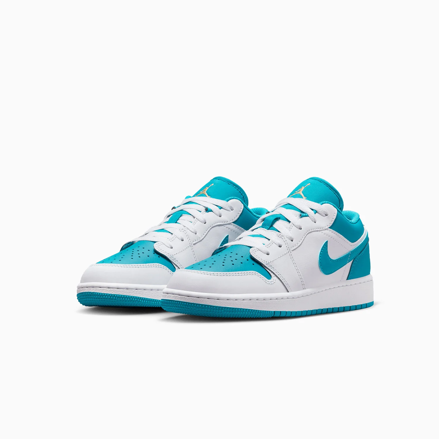 Kid's Air Jordan 1 Low "Aquatone" Grade School - Image 2
