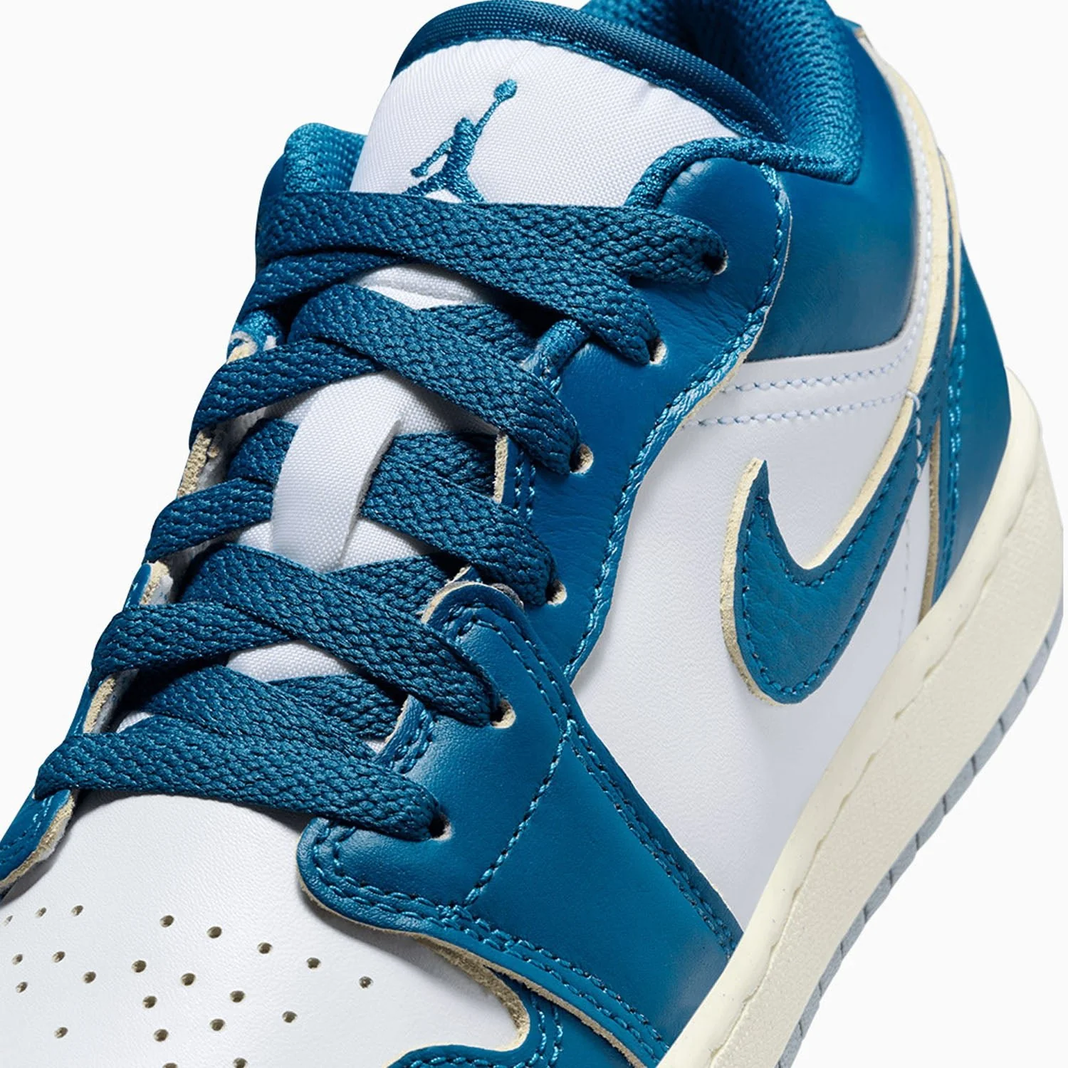 Kid's Air Jordan 1 Low SE "Industrial Blue" Grade School - Image 7
