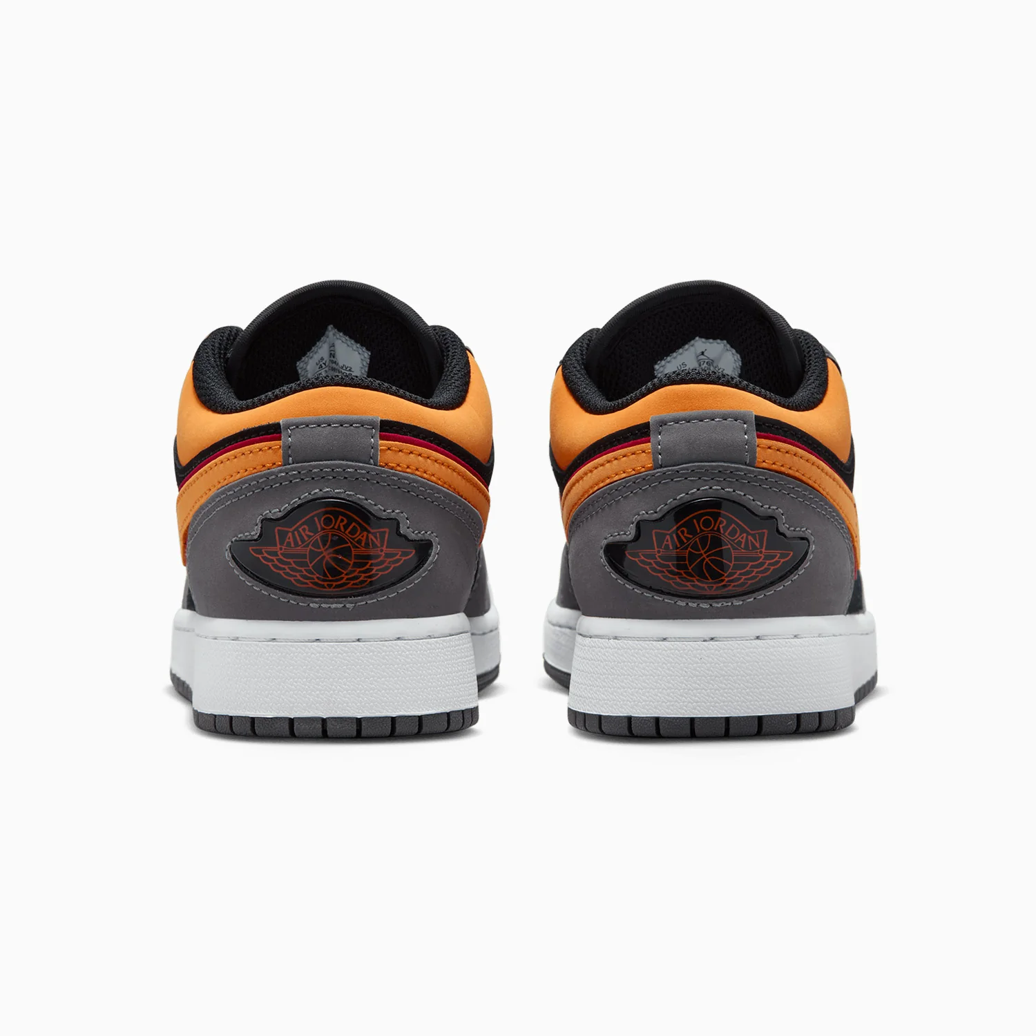 Kid's Air Jordan 1 Low SE "Vivid Orange" Grade School - Image 6