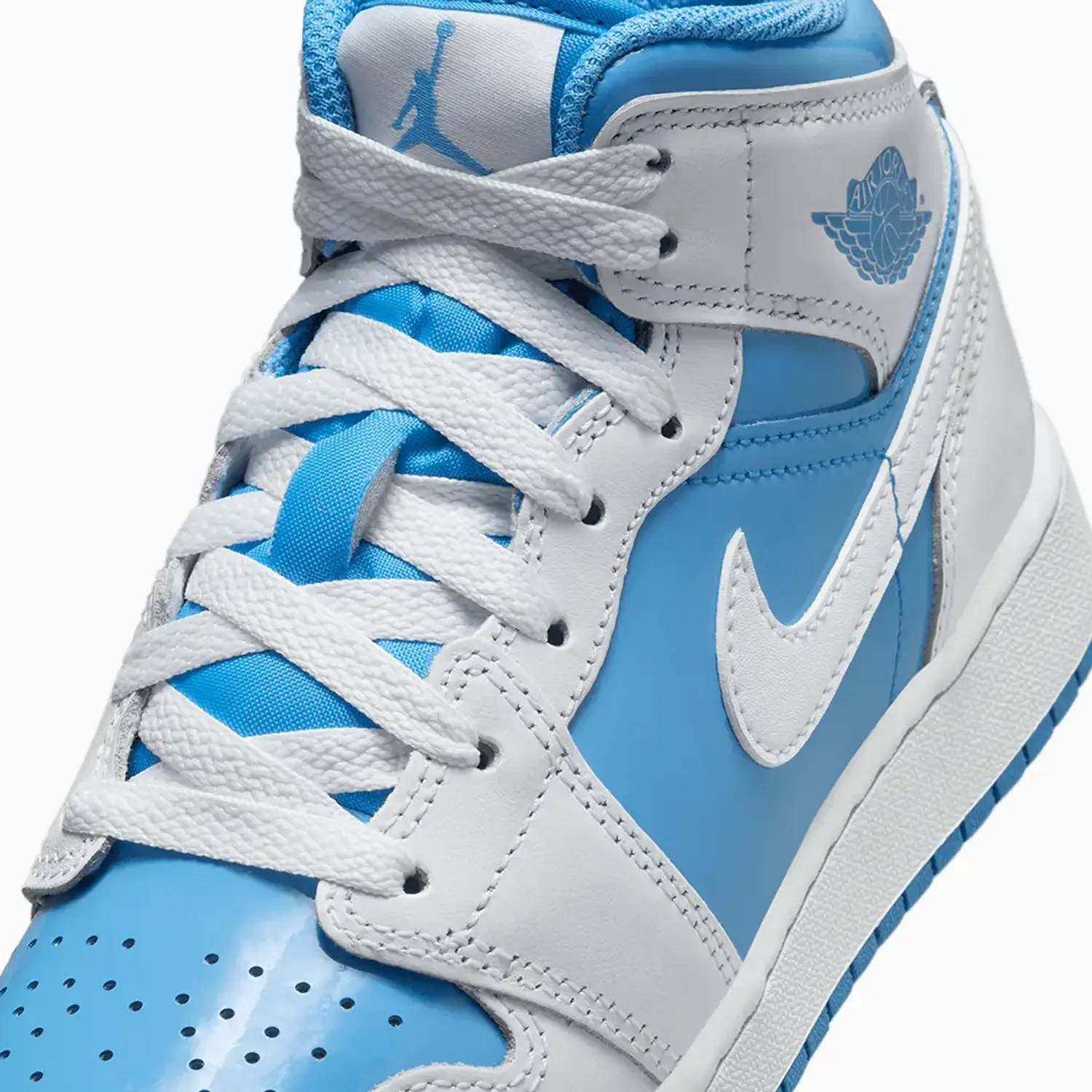Kid's Air Jordan 1 Mid SE "Legend Blue" Grade School - Image 7