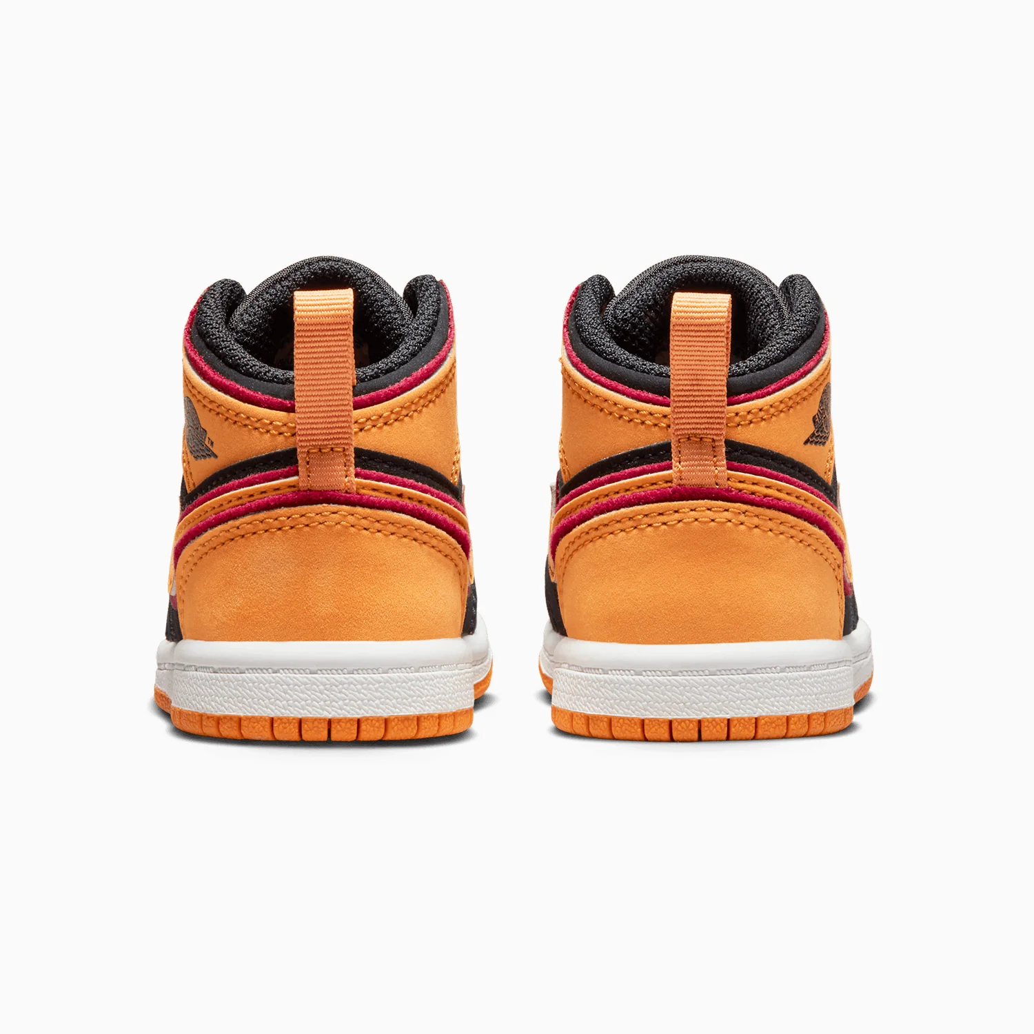 Kid's Air Jordan 1 Mid SE "Vivid Orange" Toddlers - Image 6