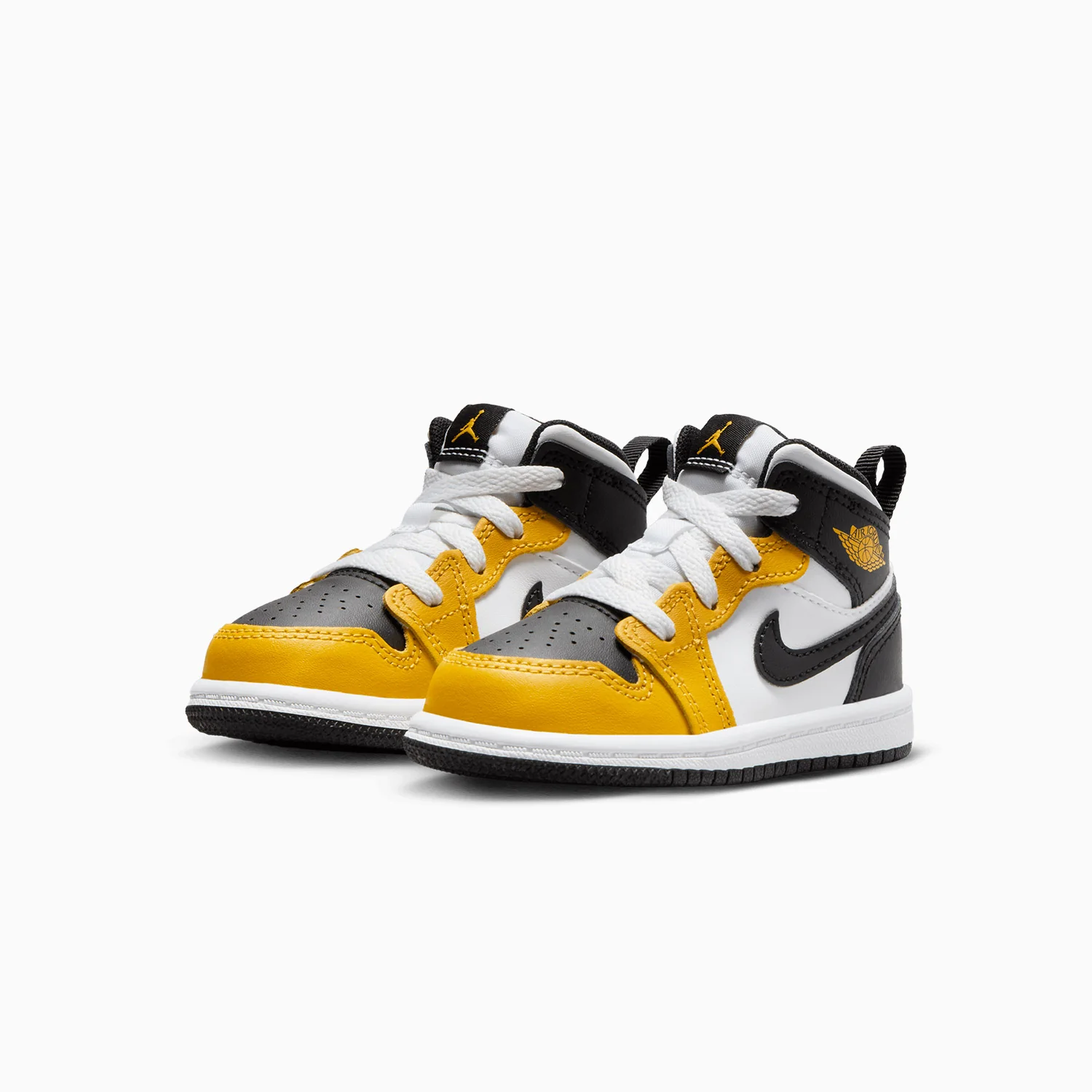 Kid's Air Jordan 1 Mid "Yellow Ochre" Toddlers - Image 2