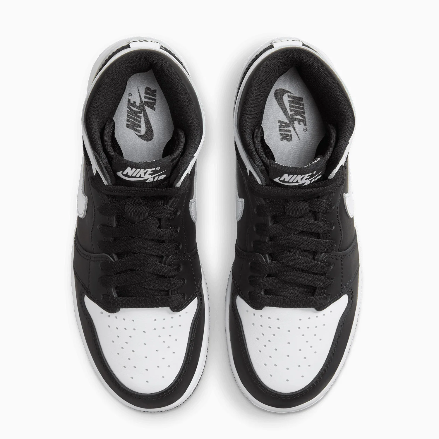 Kid's Air Jordan 1 Retro High OG "Black White" Grade School - Image 6