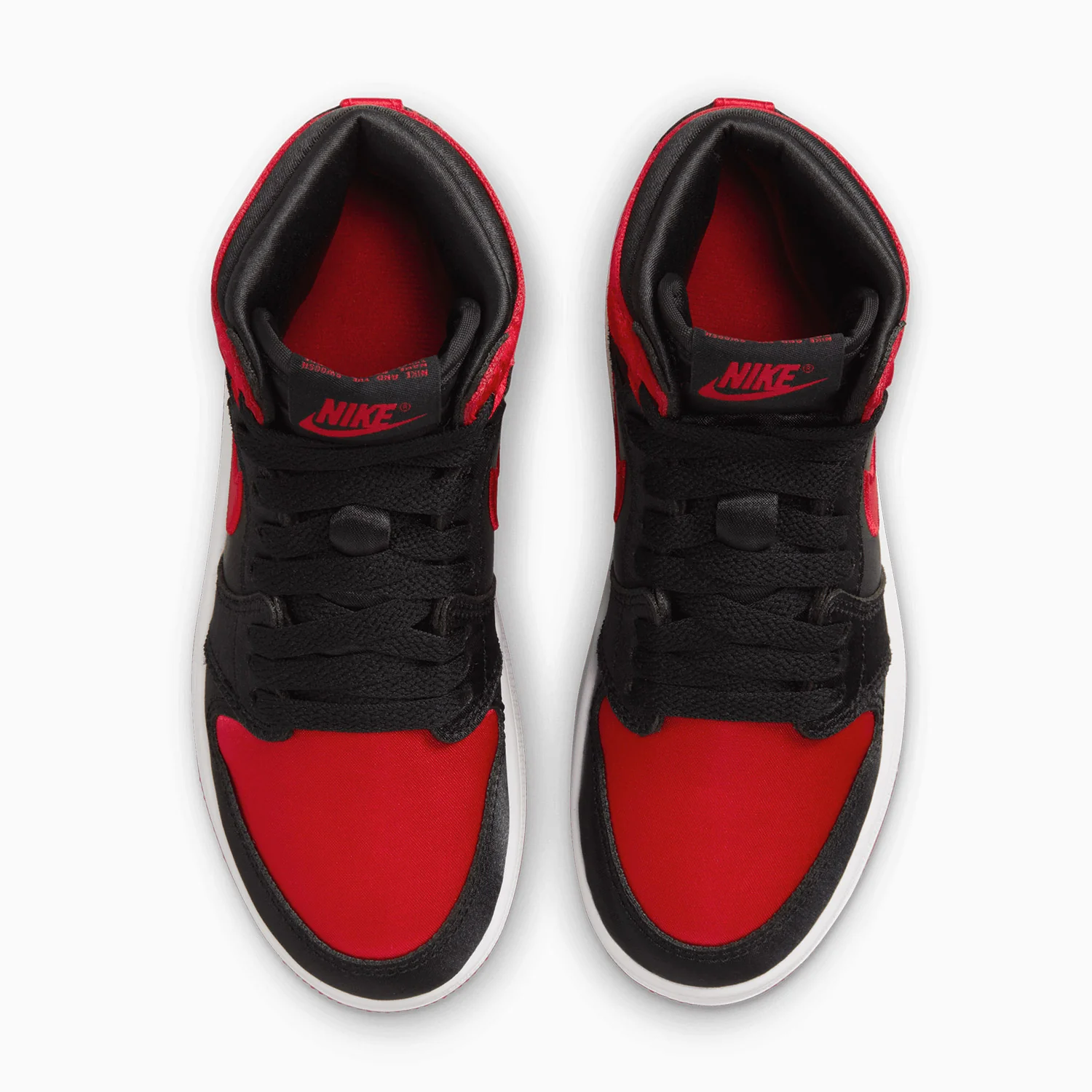 Kid's Air Jordan 1 Retro High OG "Satin Bred" Pre School - Image 5