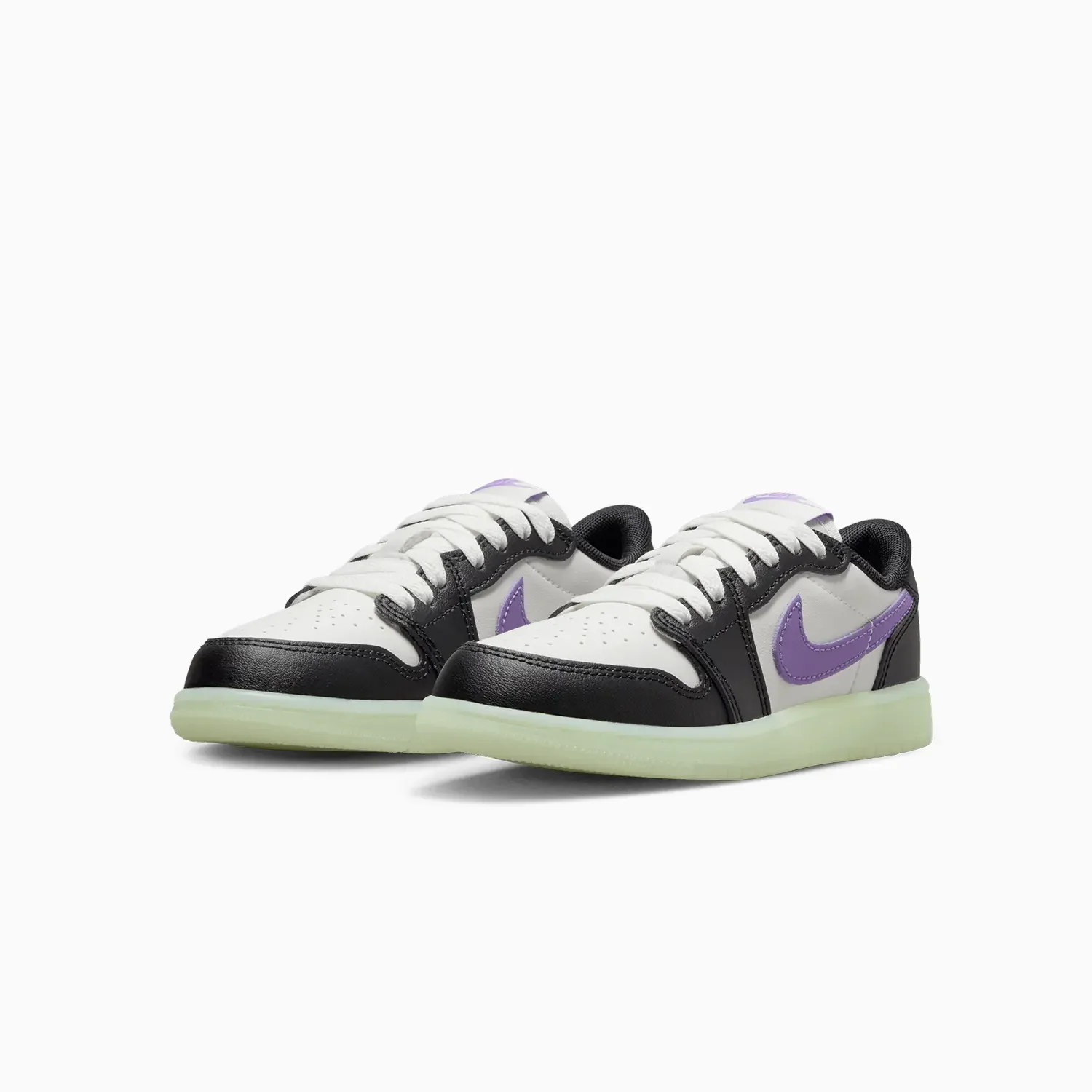 Kid's Air Jordan 1 Retro Low OG "Black Raspberry" Pre School - Image 2
